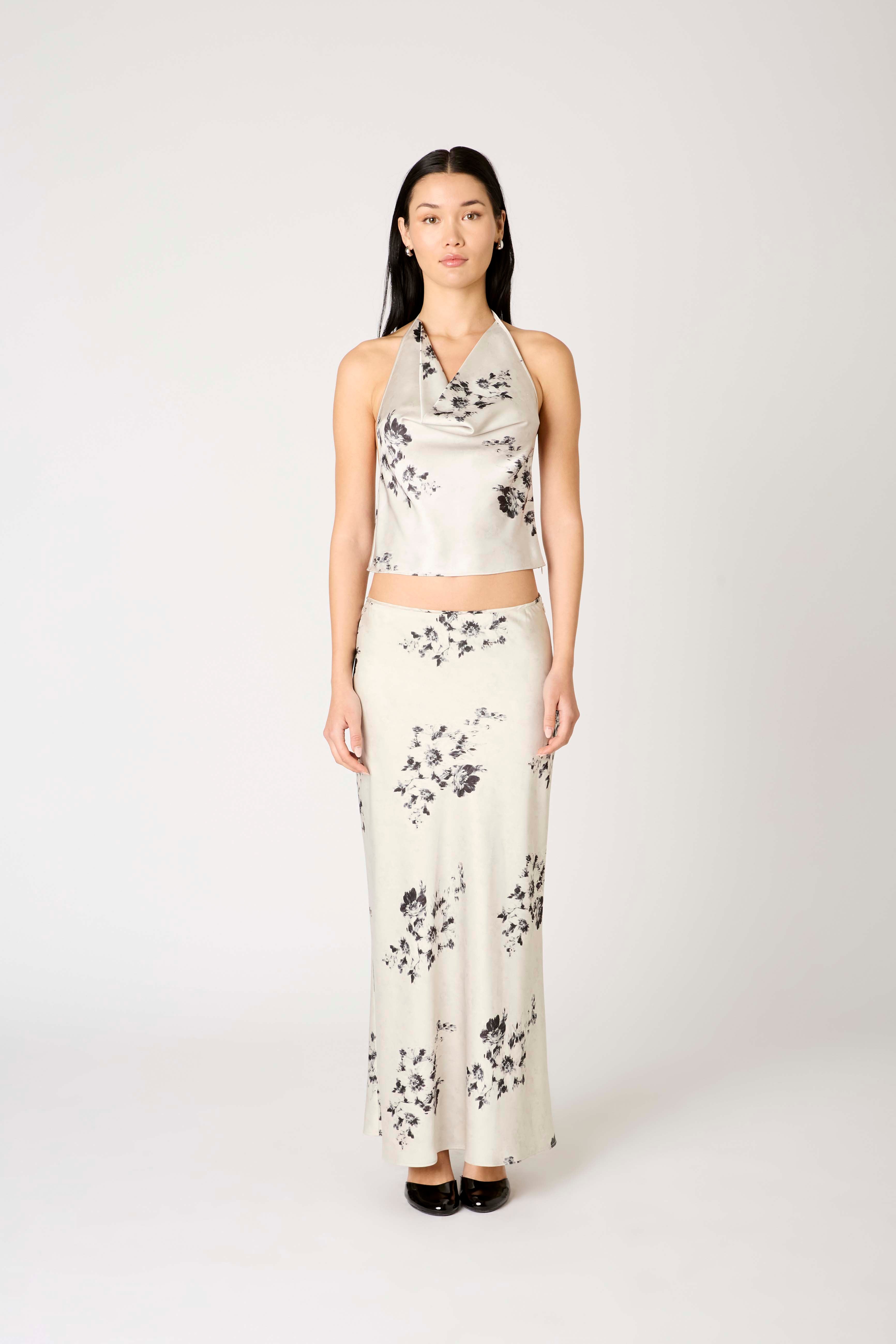 Sabra Top in stone front view