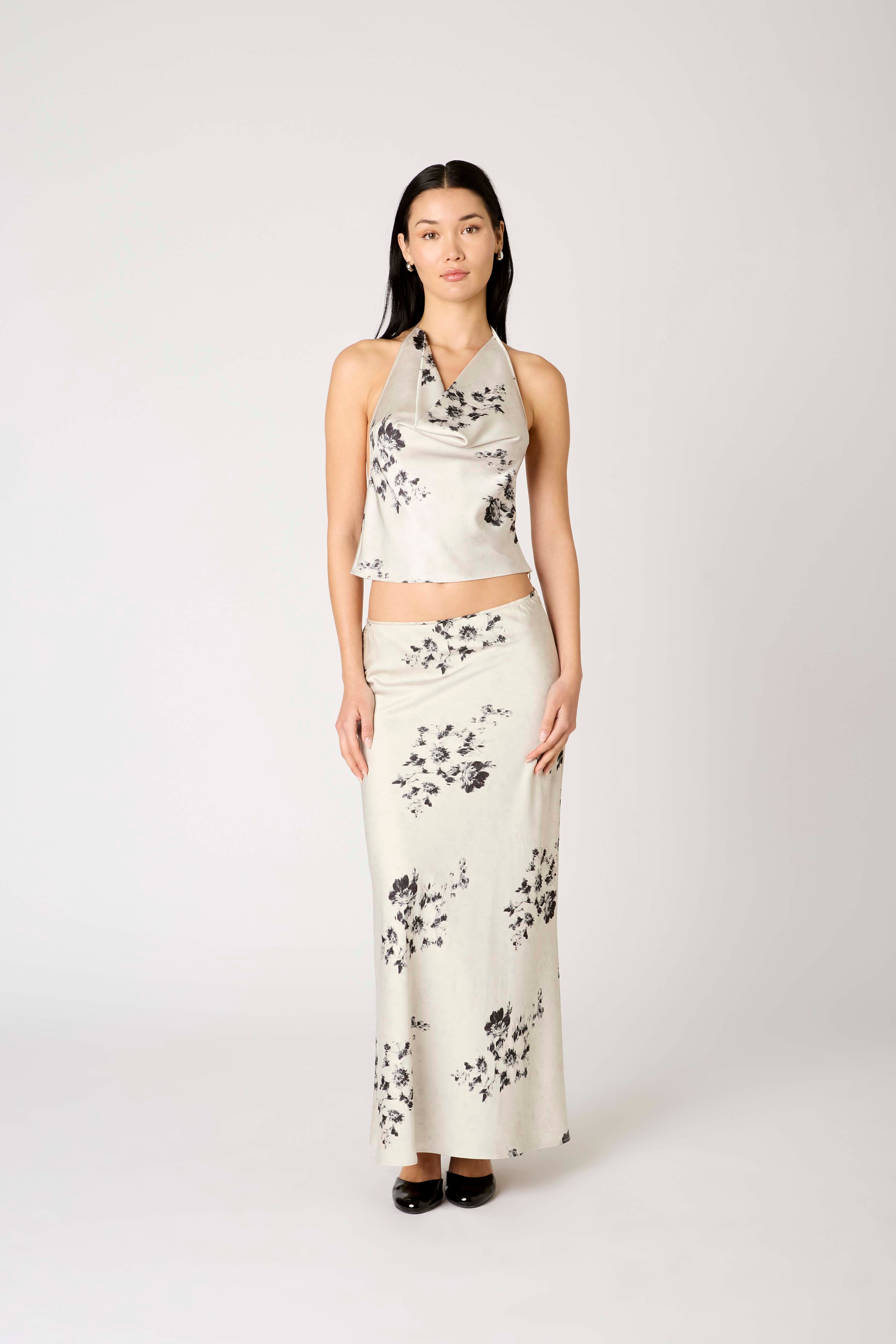 Sabra Top in stone front view