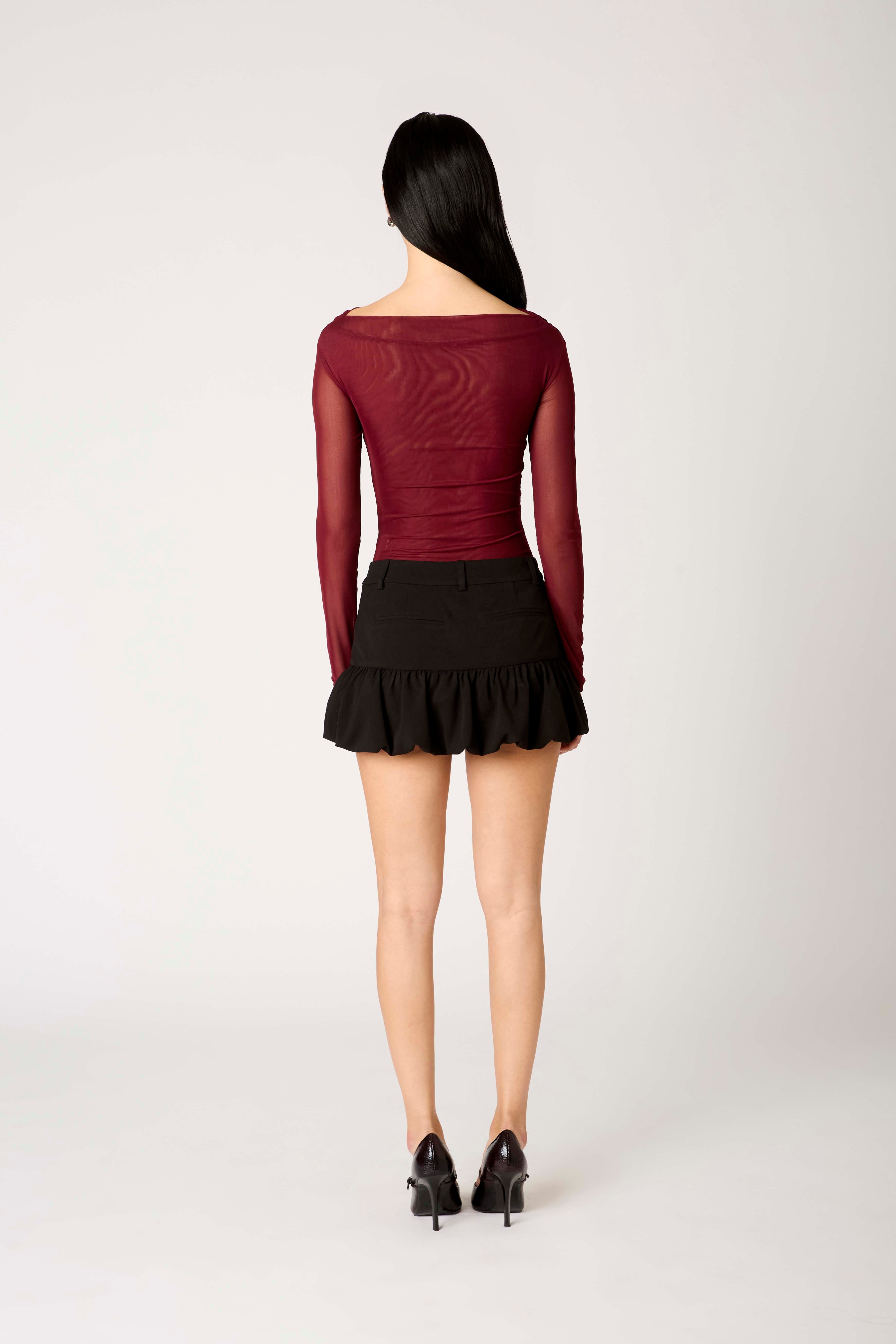 Aria Top in chianti back view