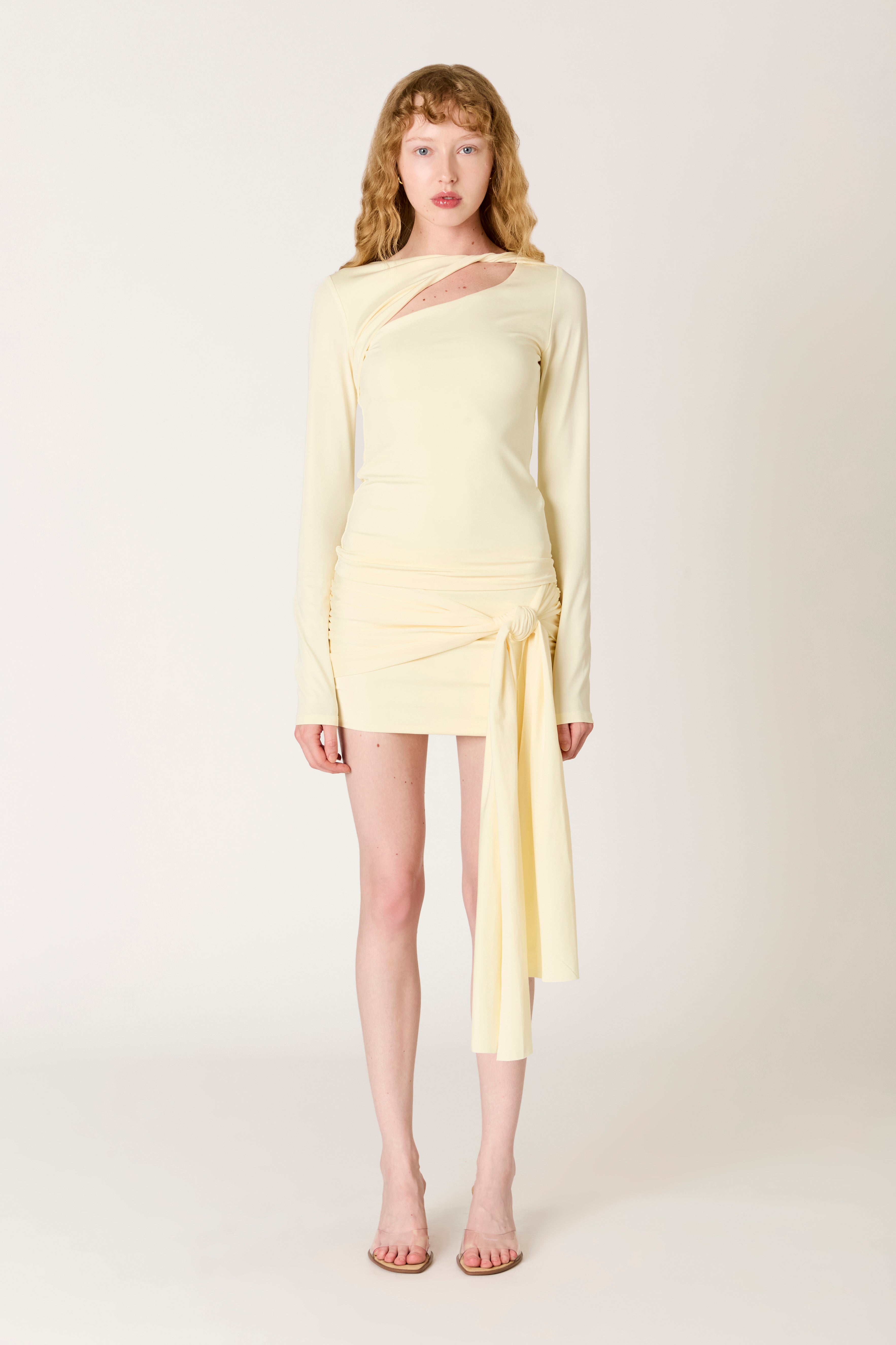 San Vicente Top in vanilla front view