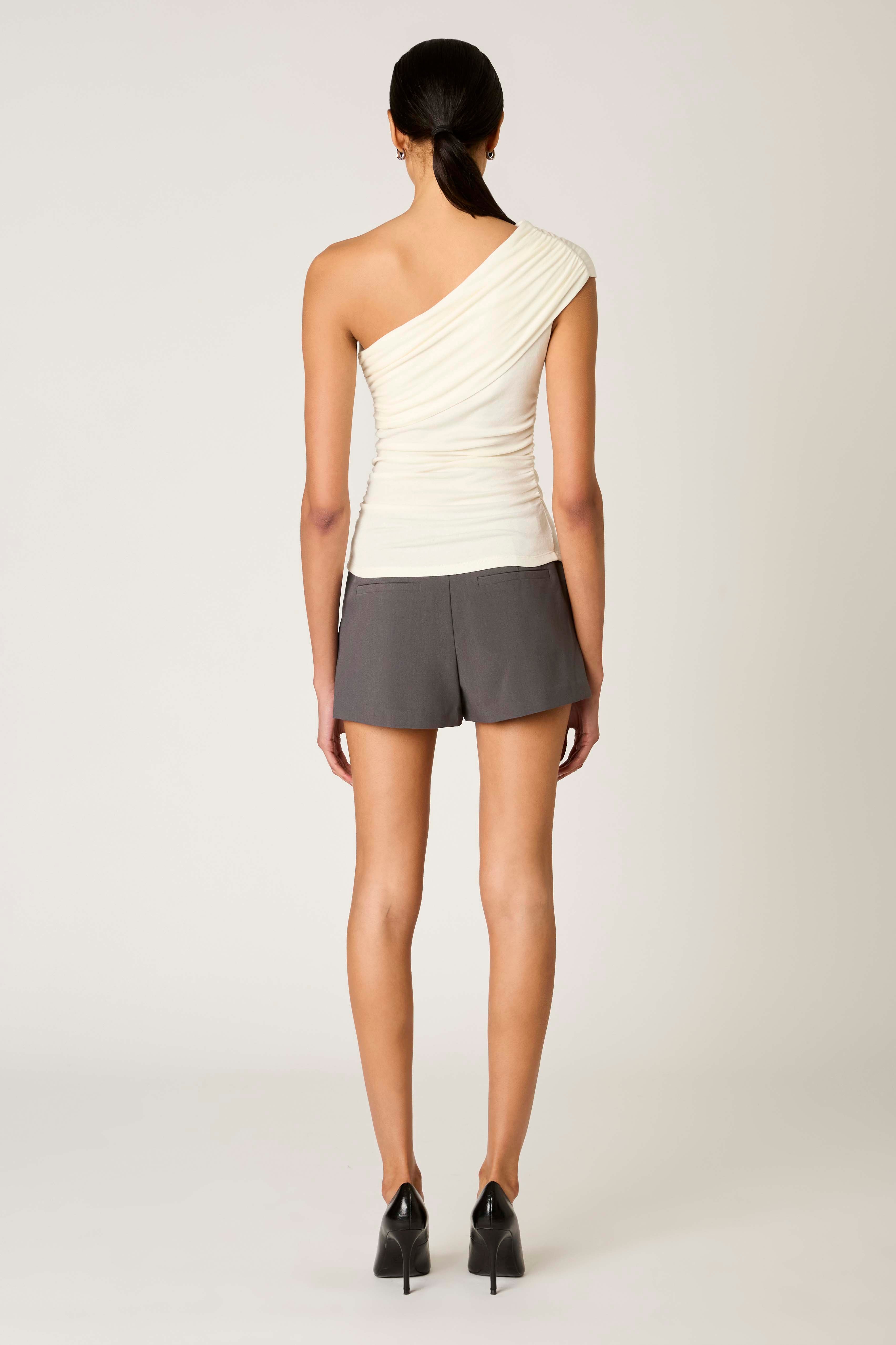 Coldwater Top in ivory back view