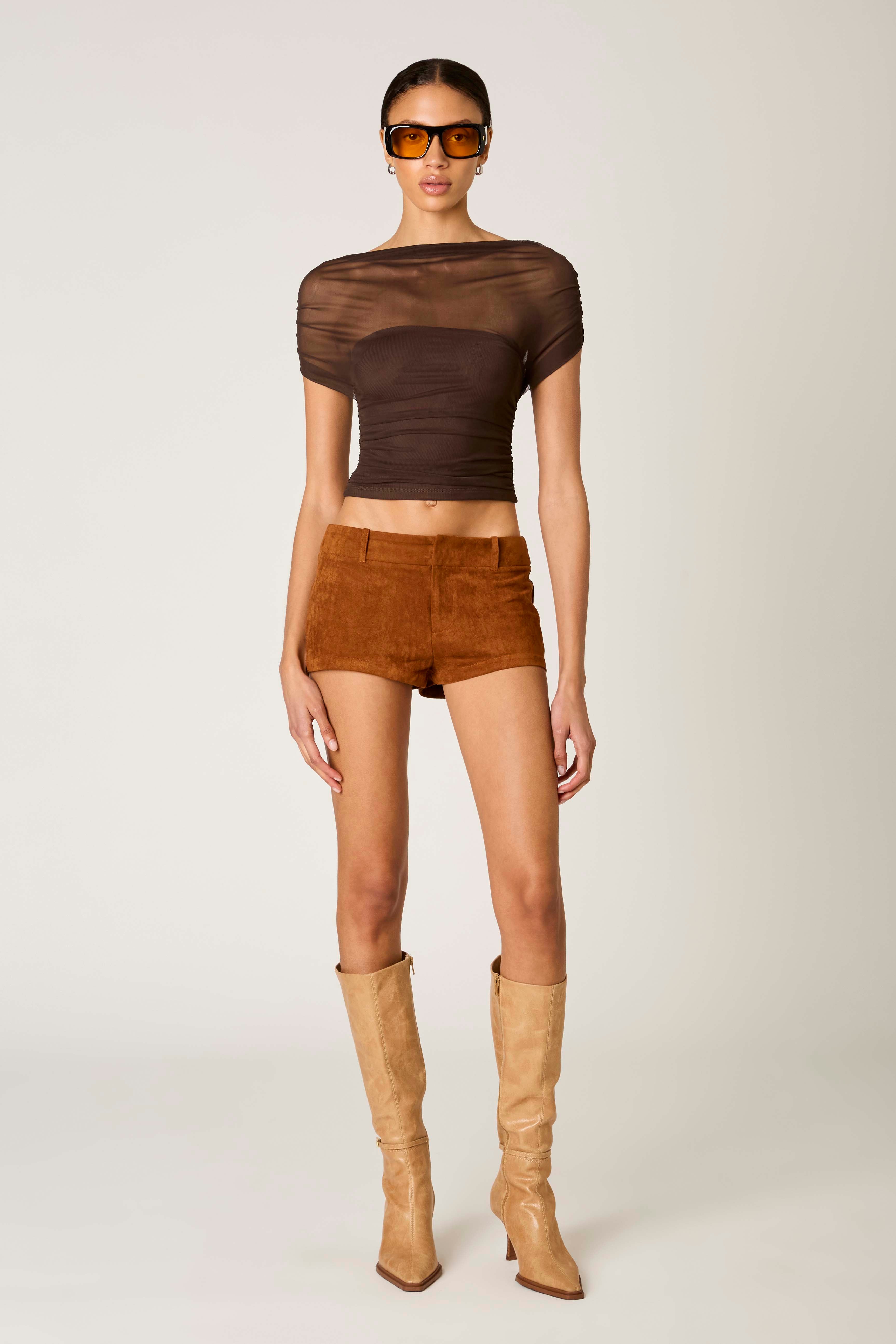 Yale Top in espresso front view