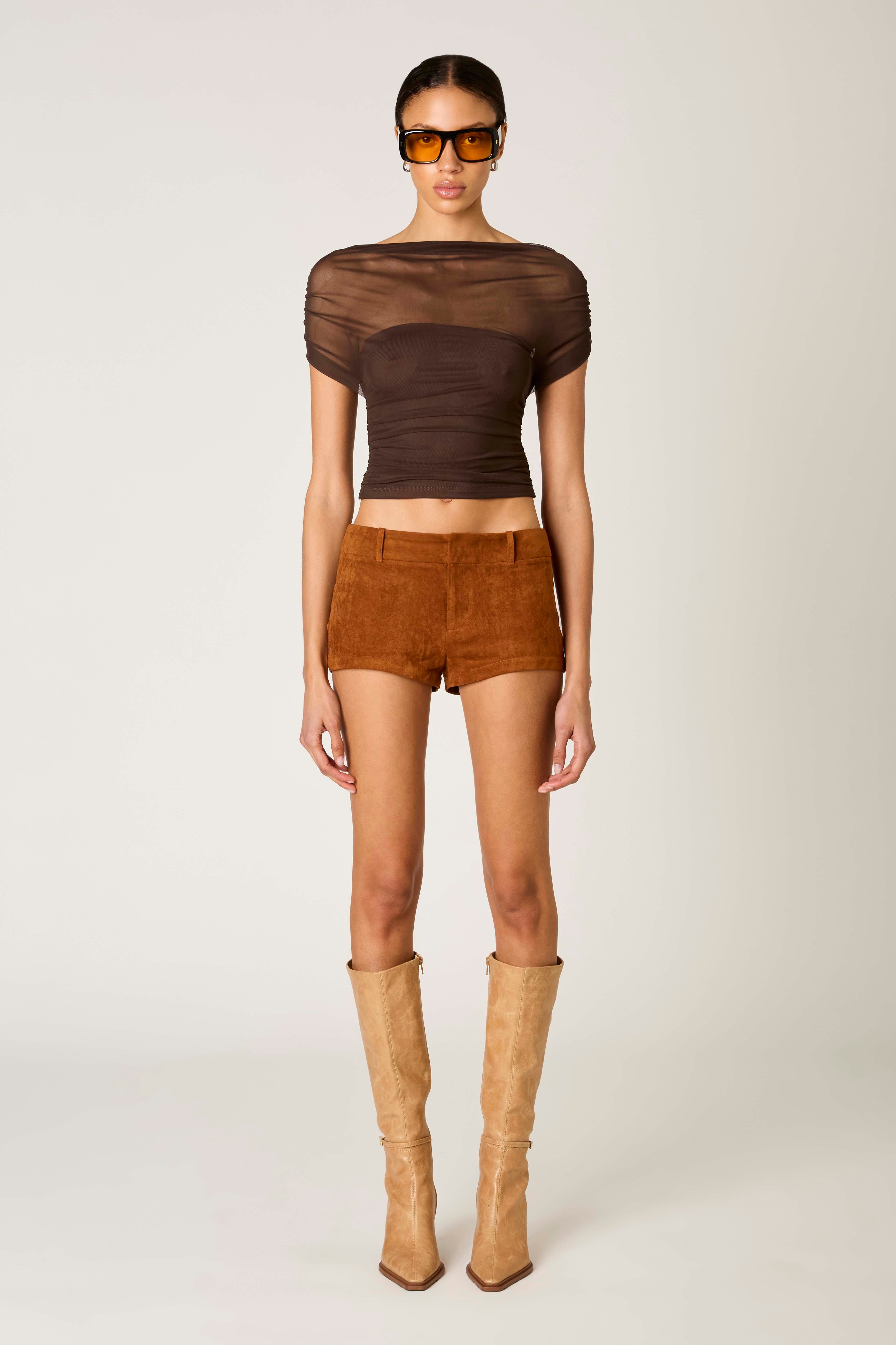 Yale Top in espresso front view