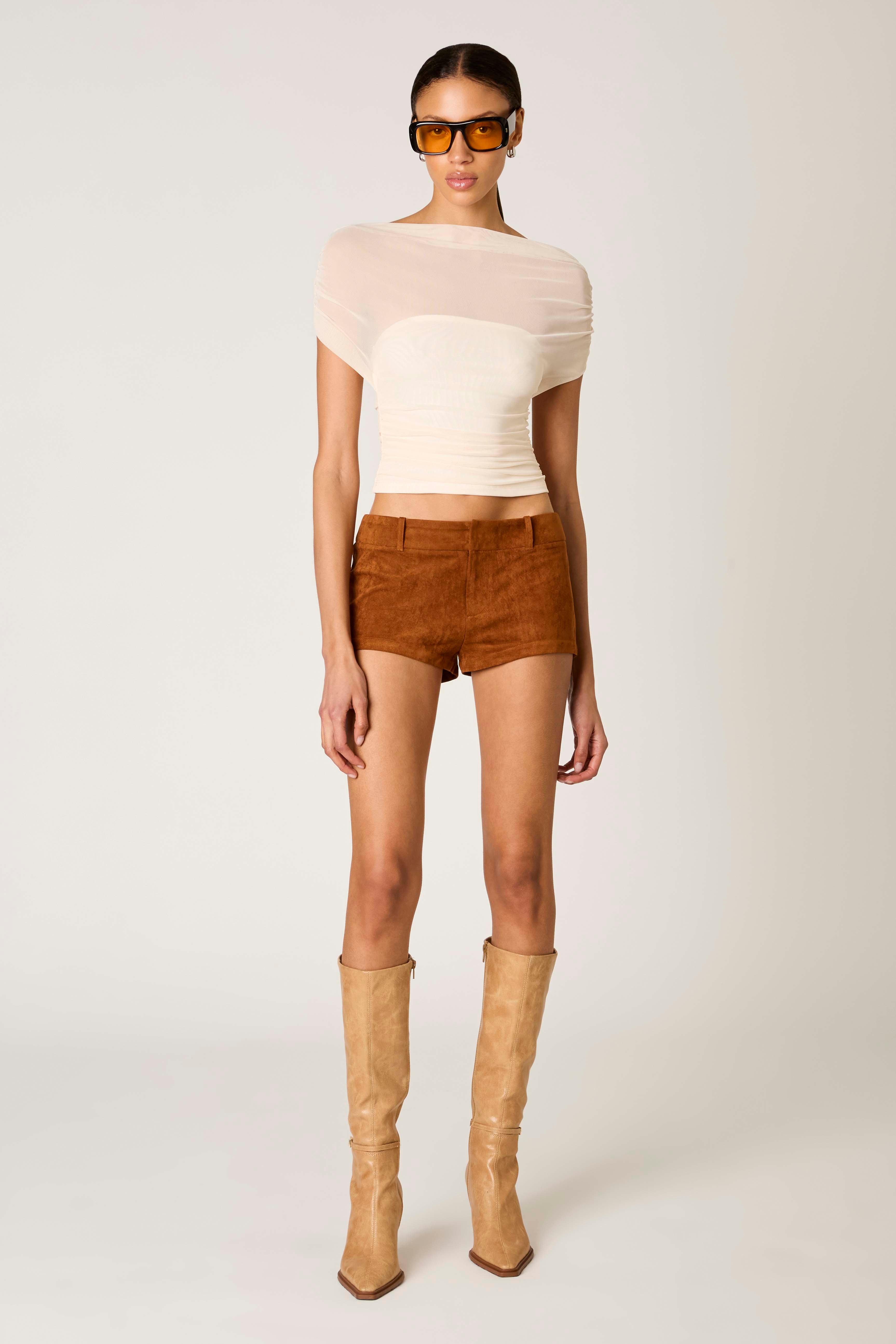 Yale Top in ivory front view