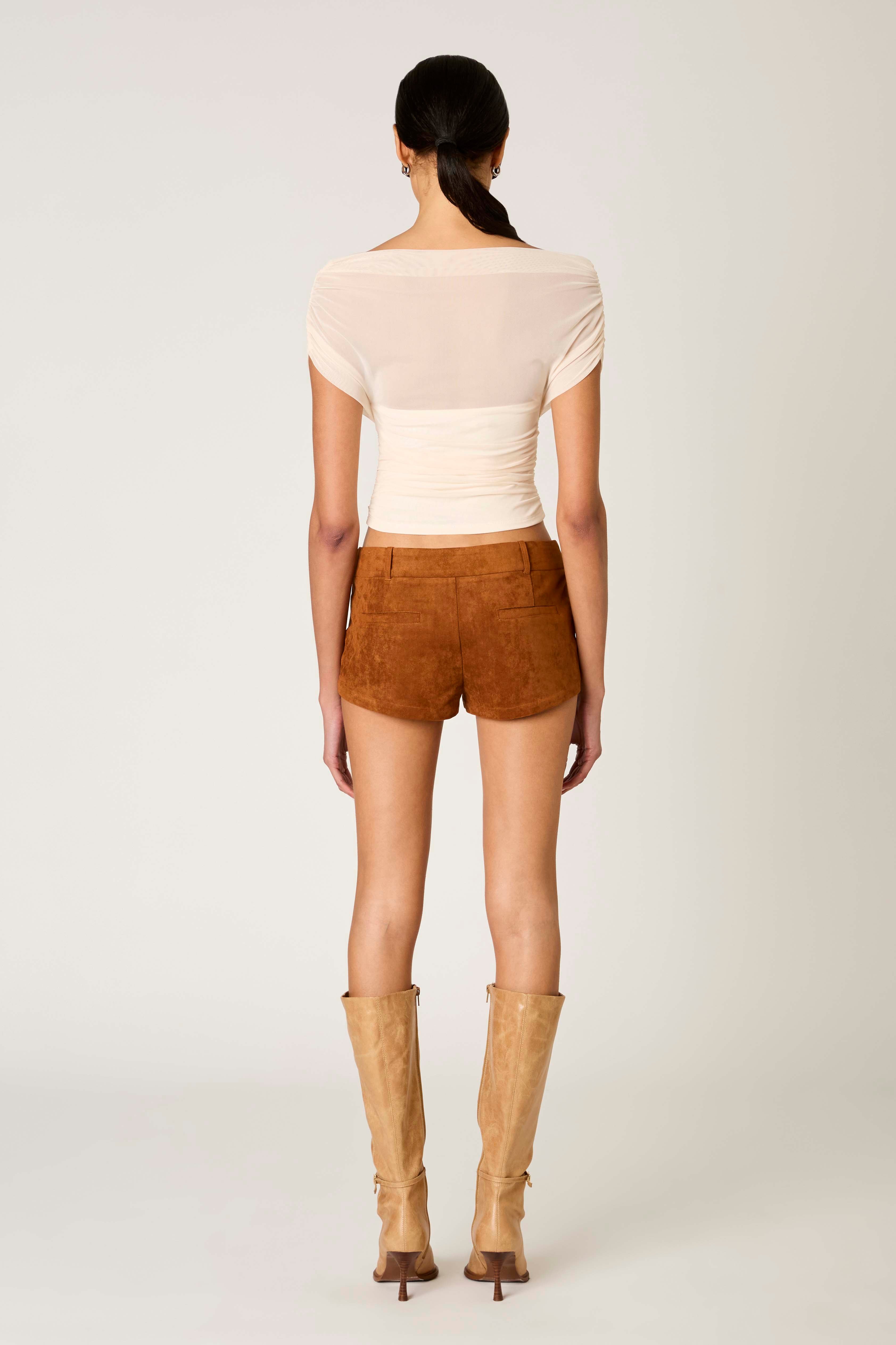 Yale Top in ivory back view