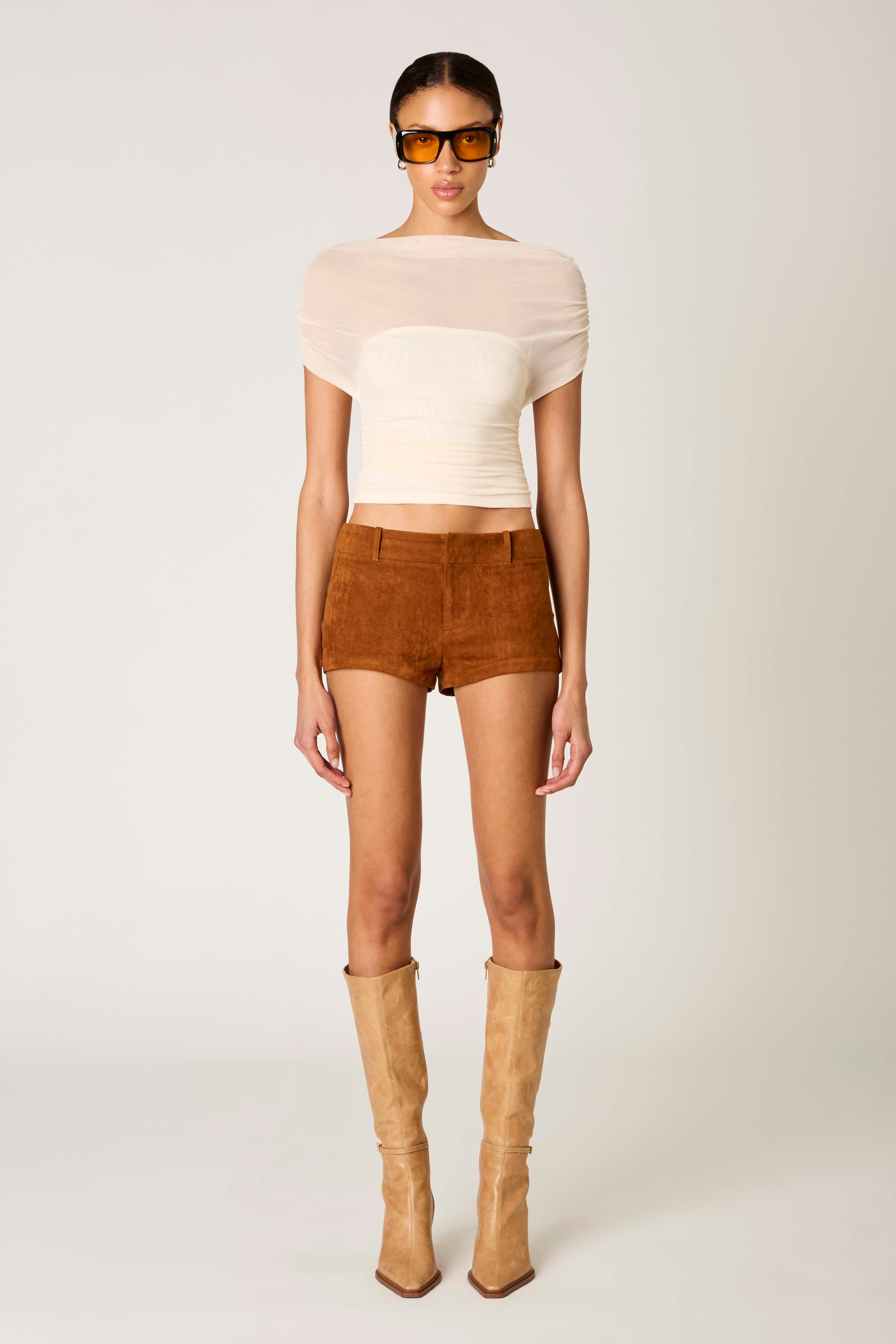 Yale Top in ivory front view