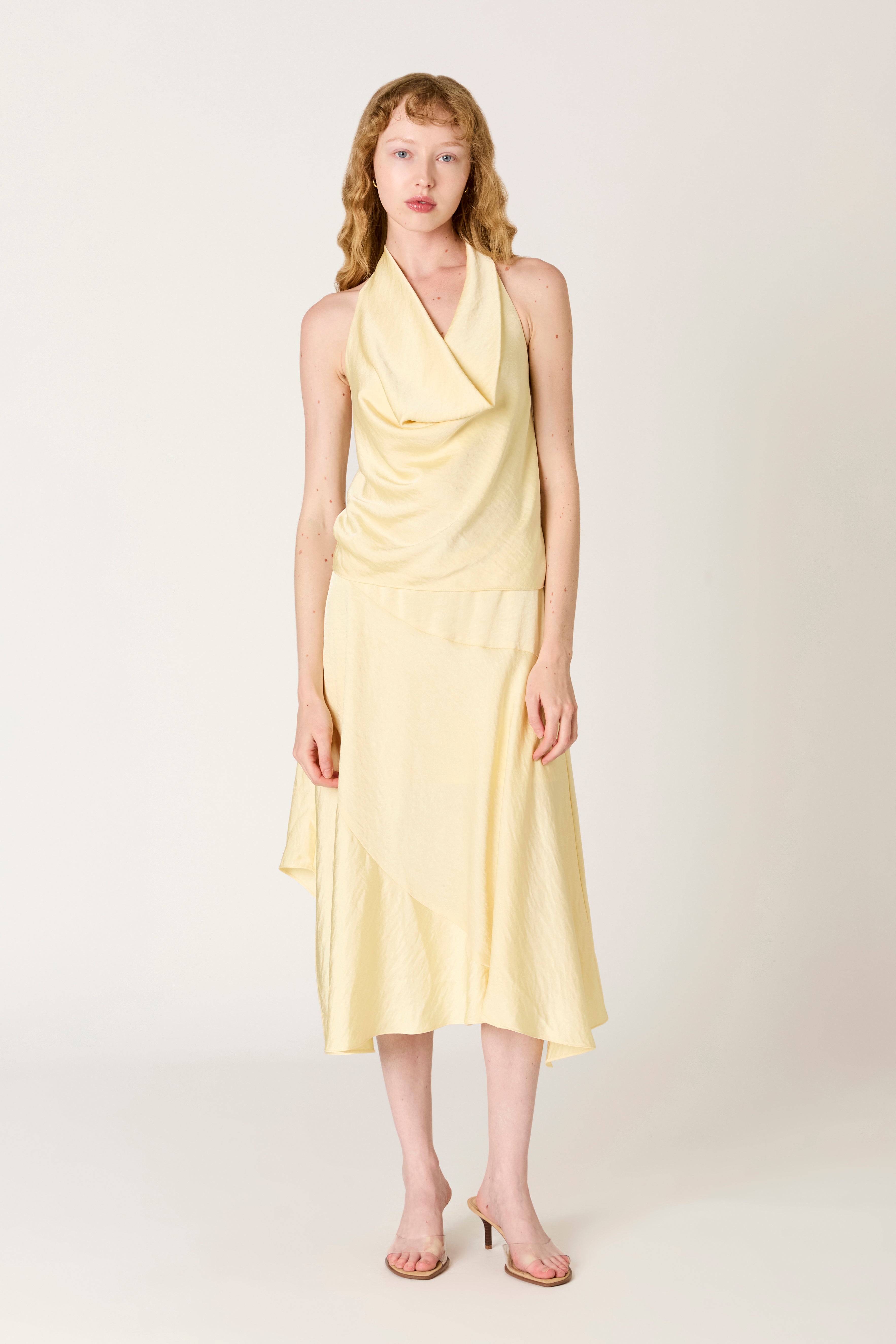 Solana Top in butter front view