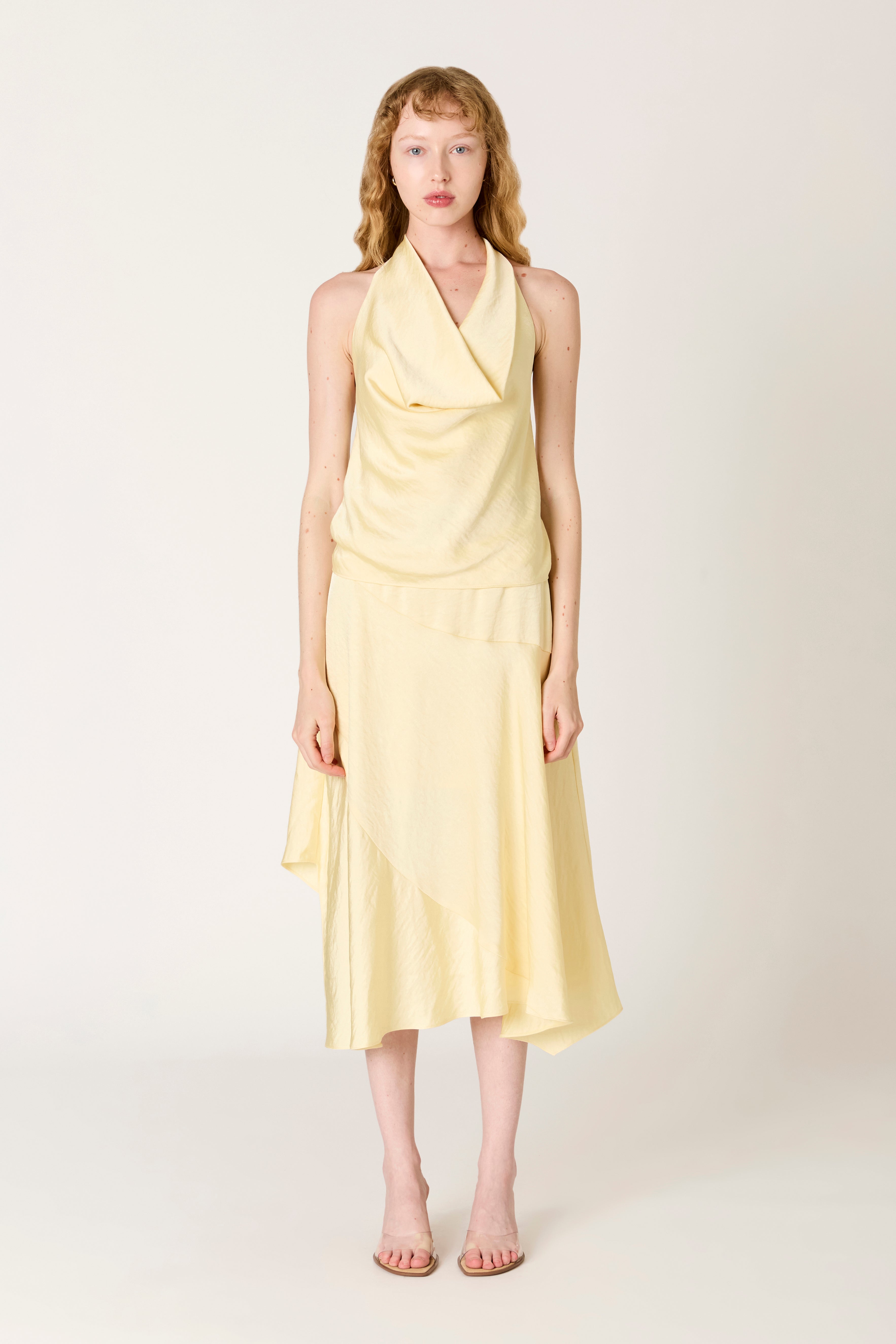 Solana Top in butter front view