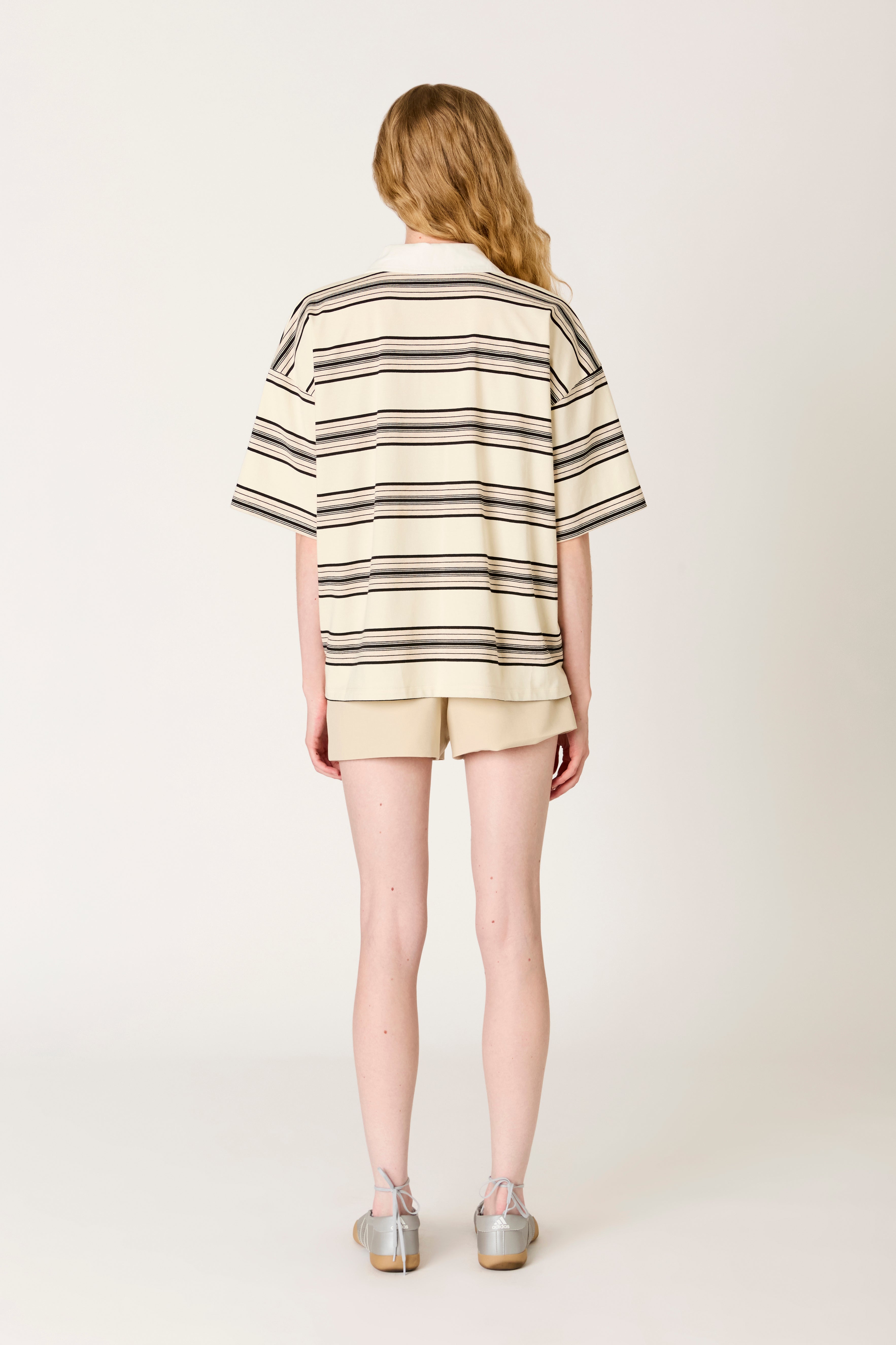 Ronda Top in oat back view