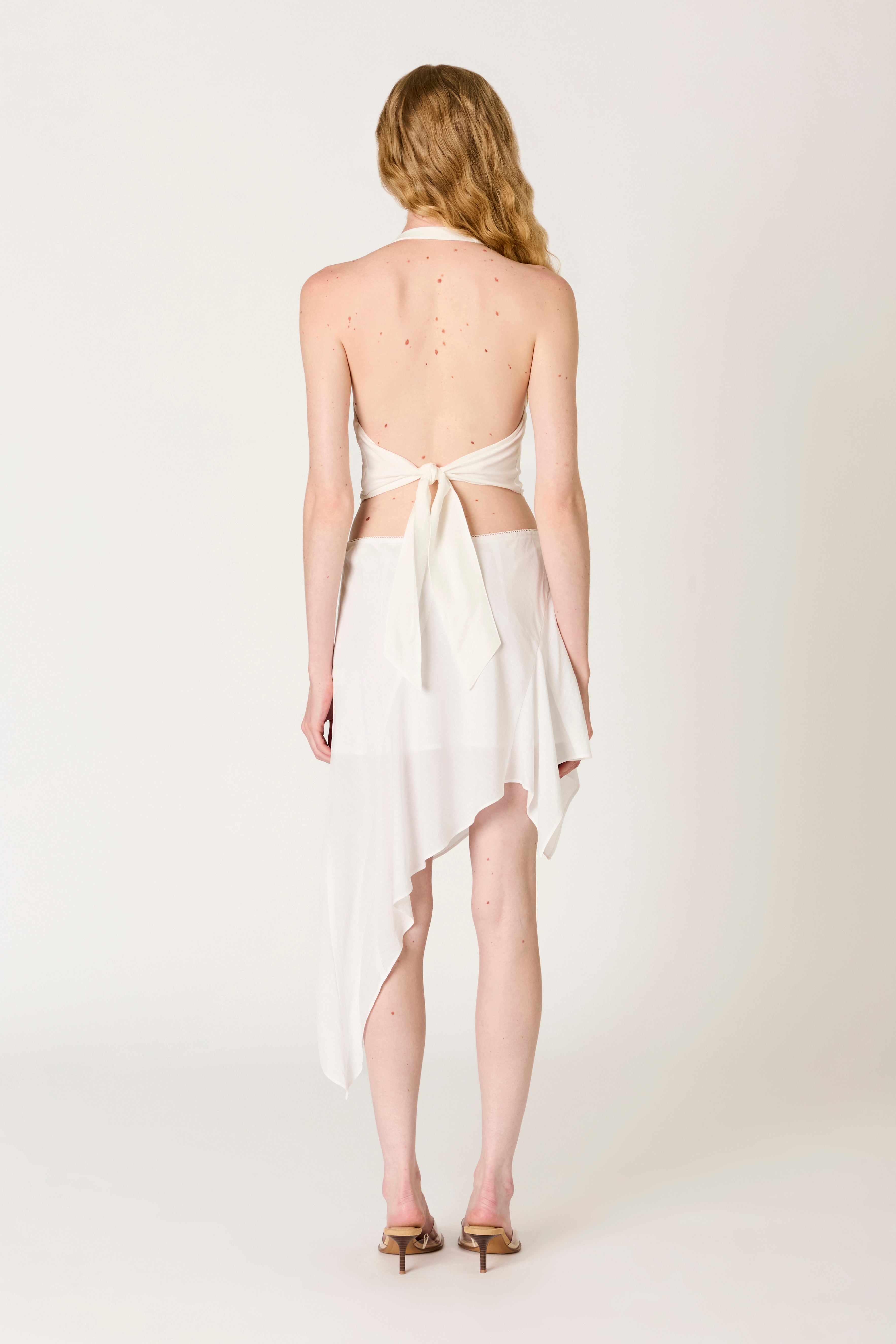 Candela Top in white back view