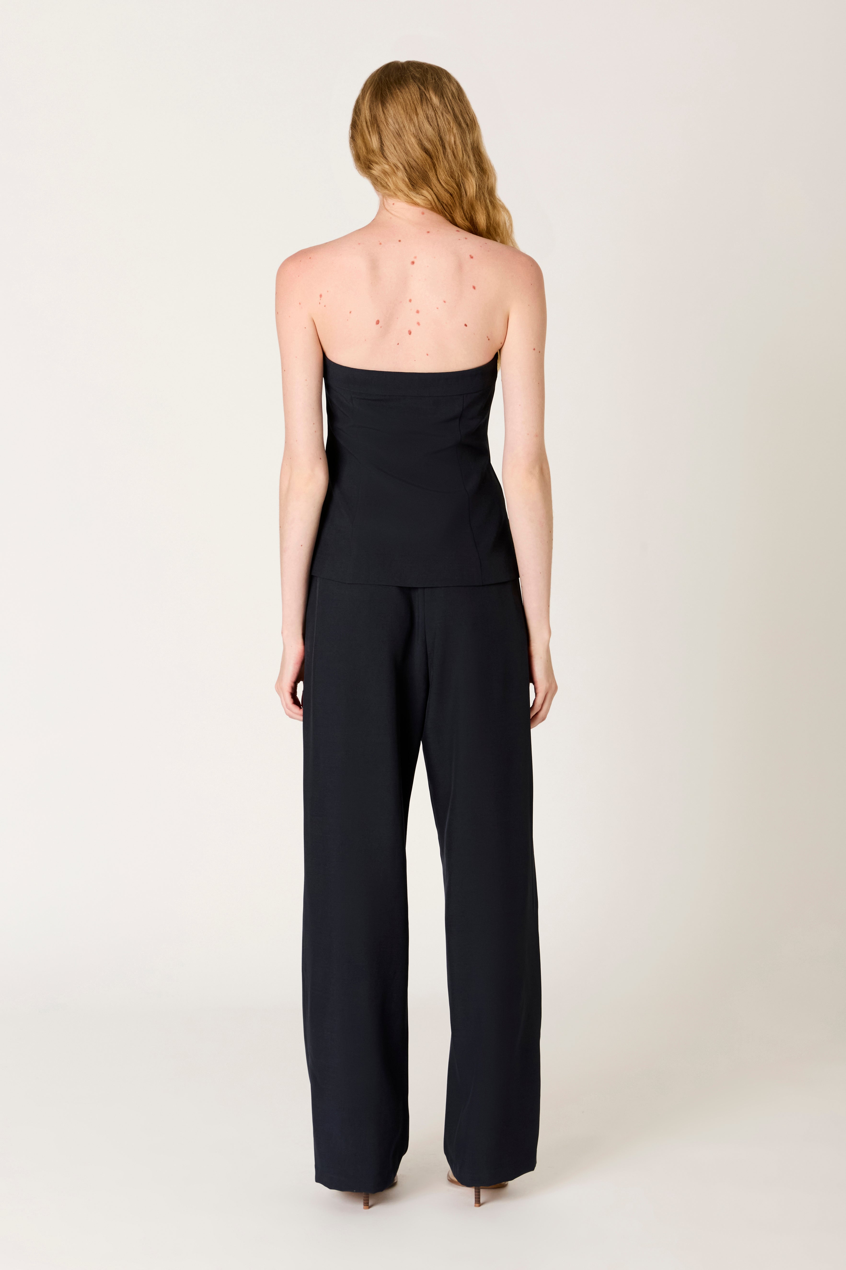 Grainge Top in indigo back view