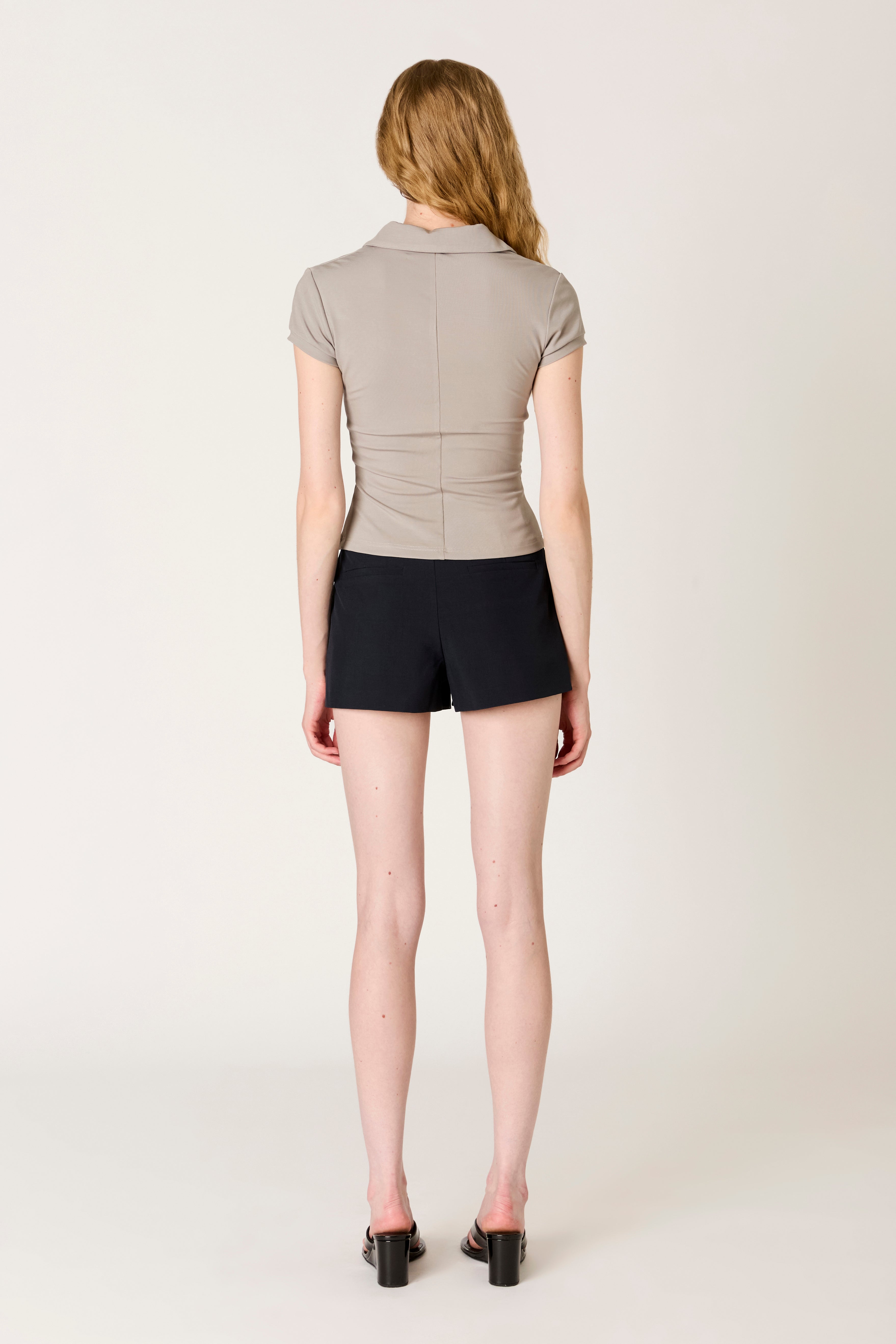Quinn Top in grey back view
