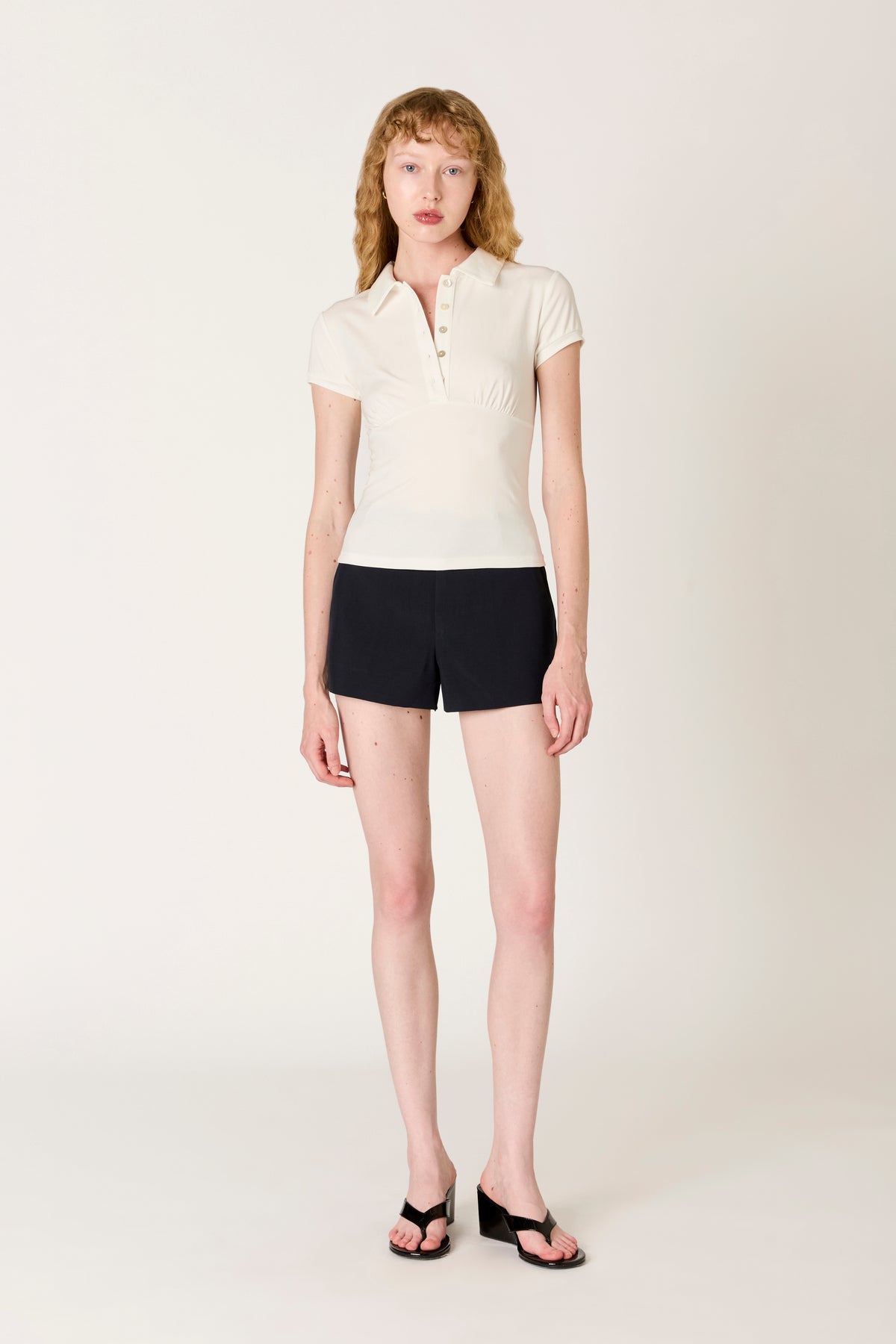 Quinn Top in white front view