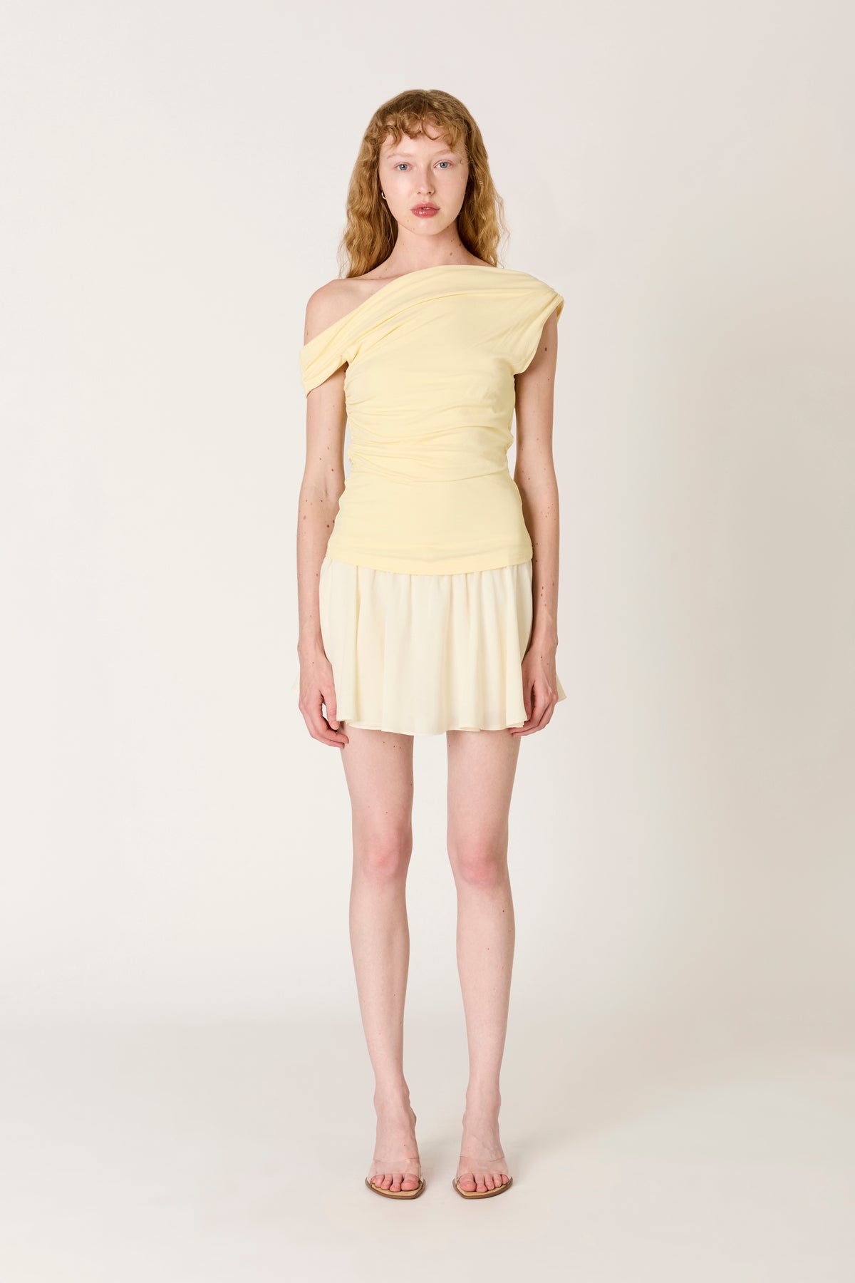 Mariposa Top in butter front view