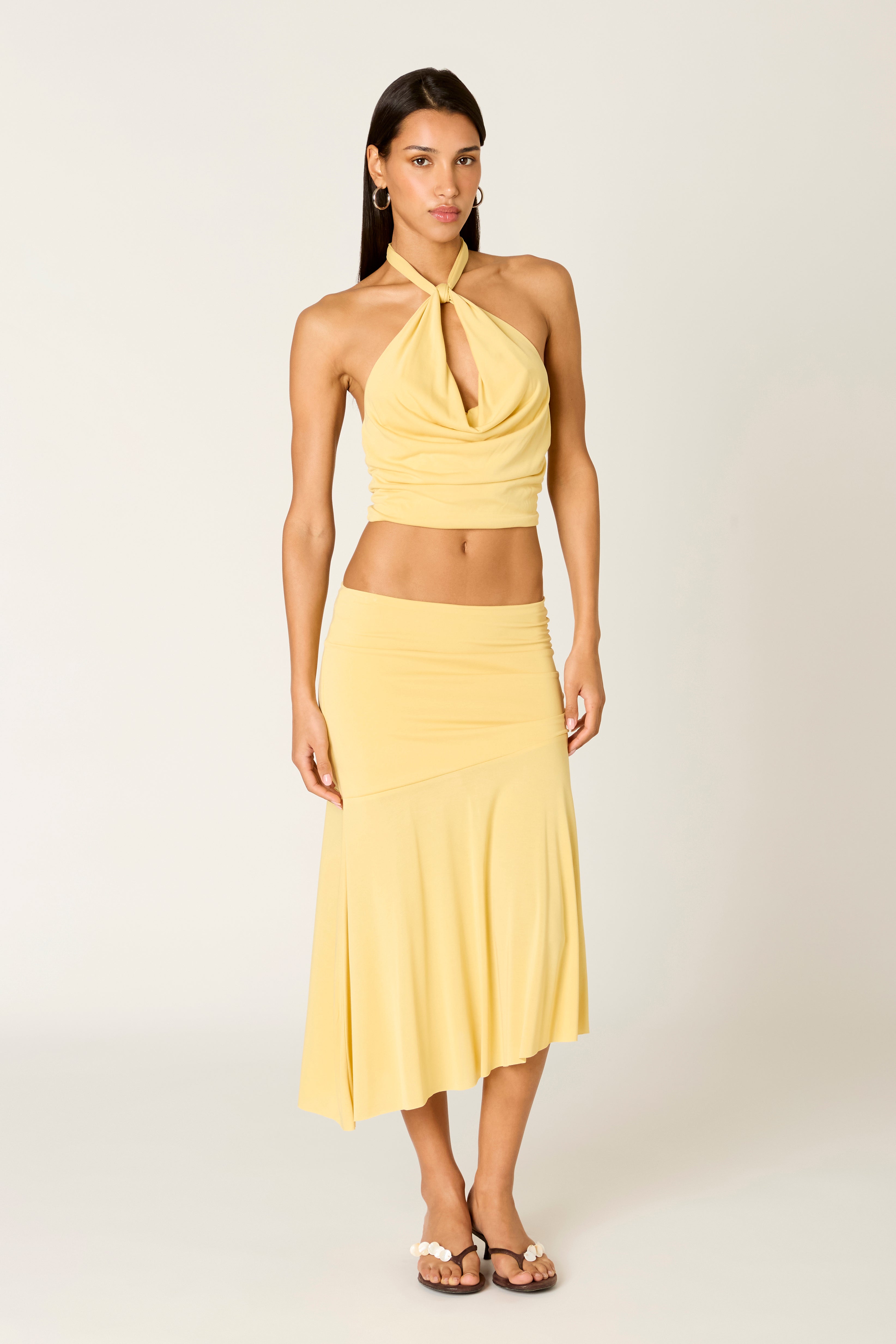 Lucia Top in maize front view