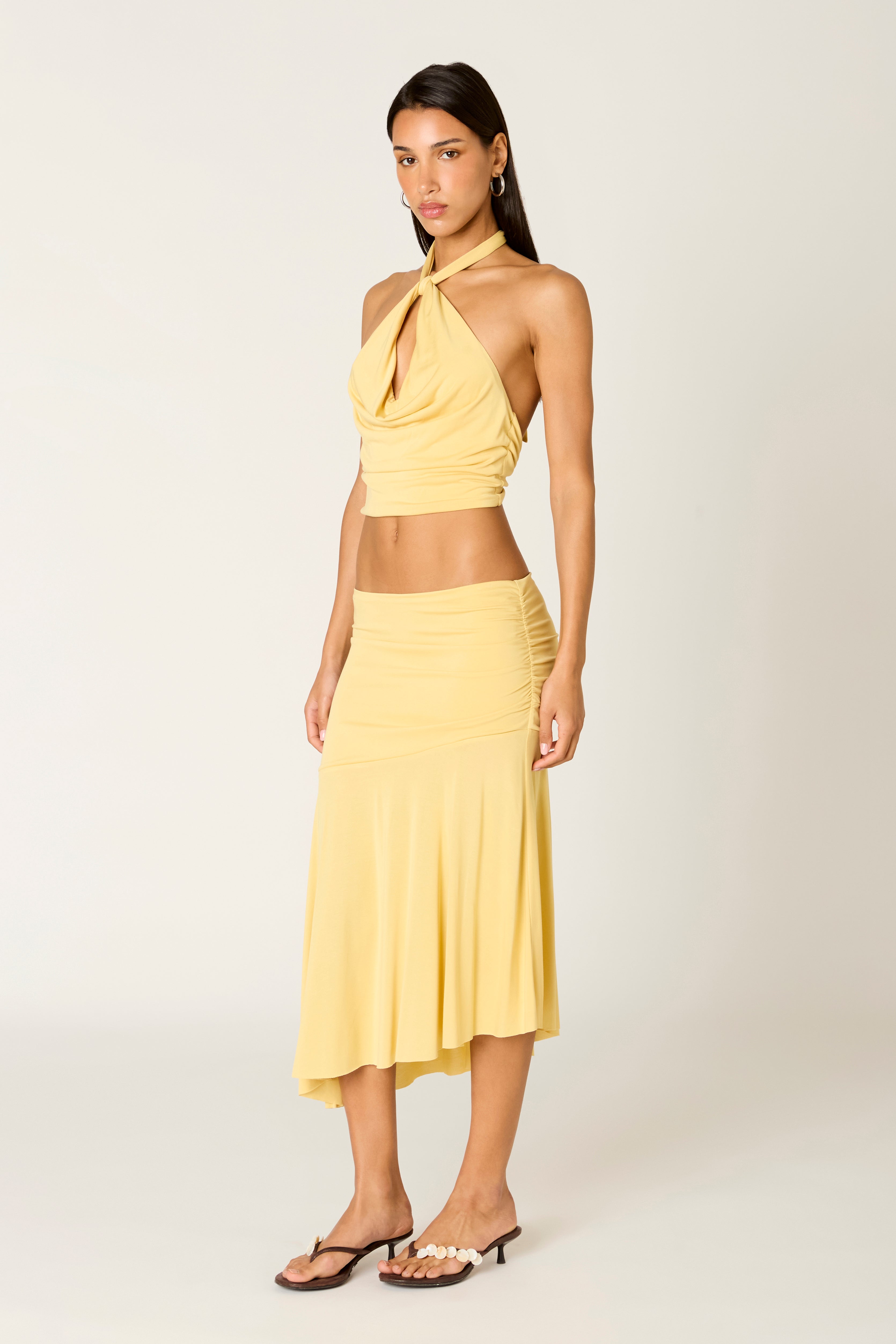 Lucia Top in maize side view