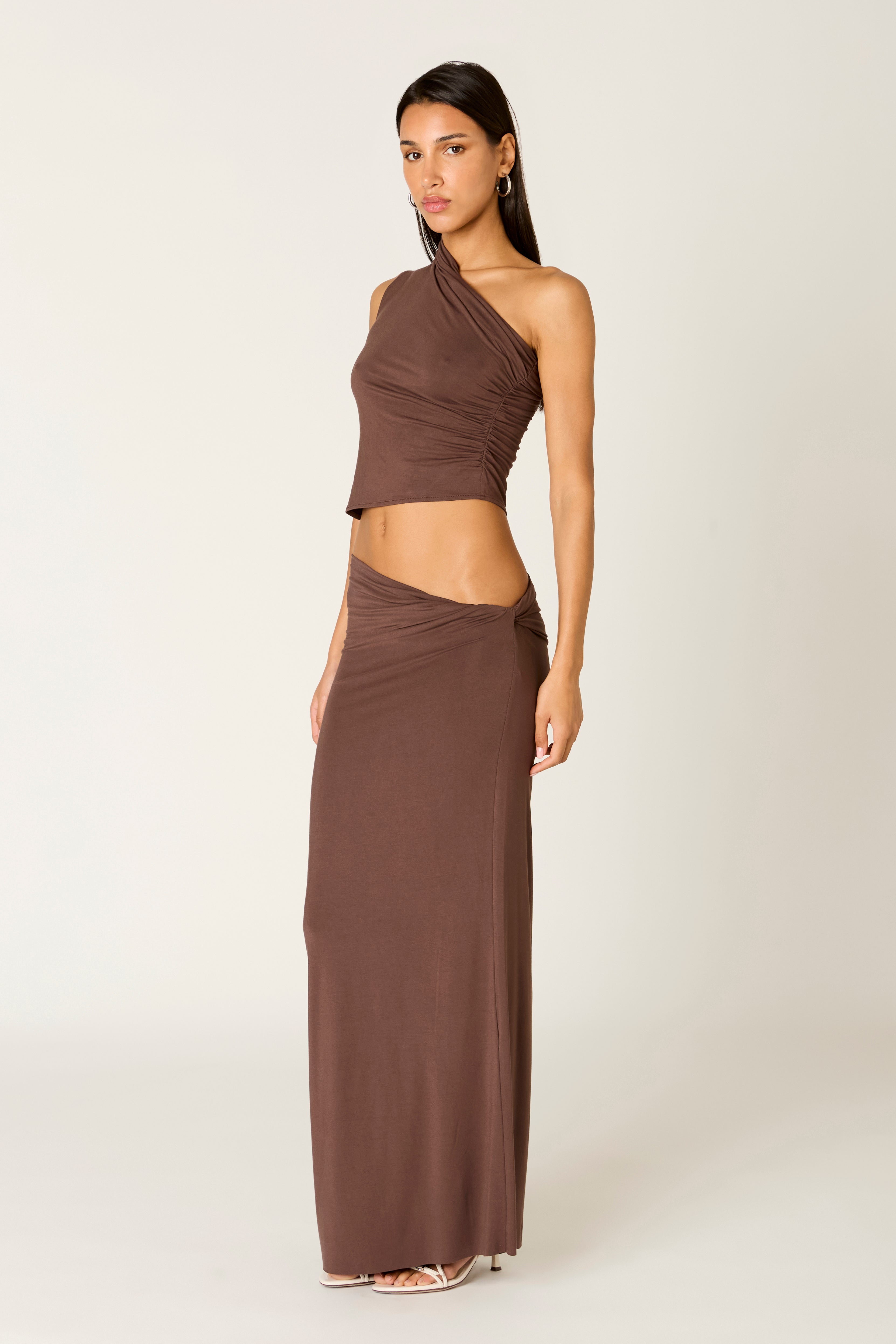 Bartolo Top in chocolate side view