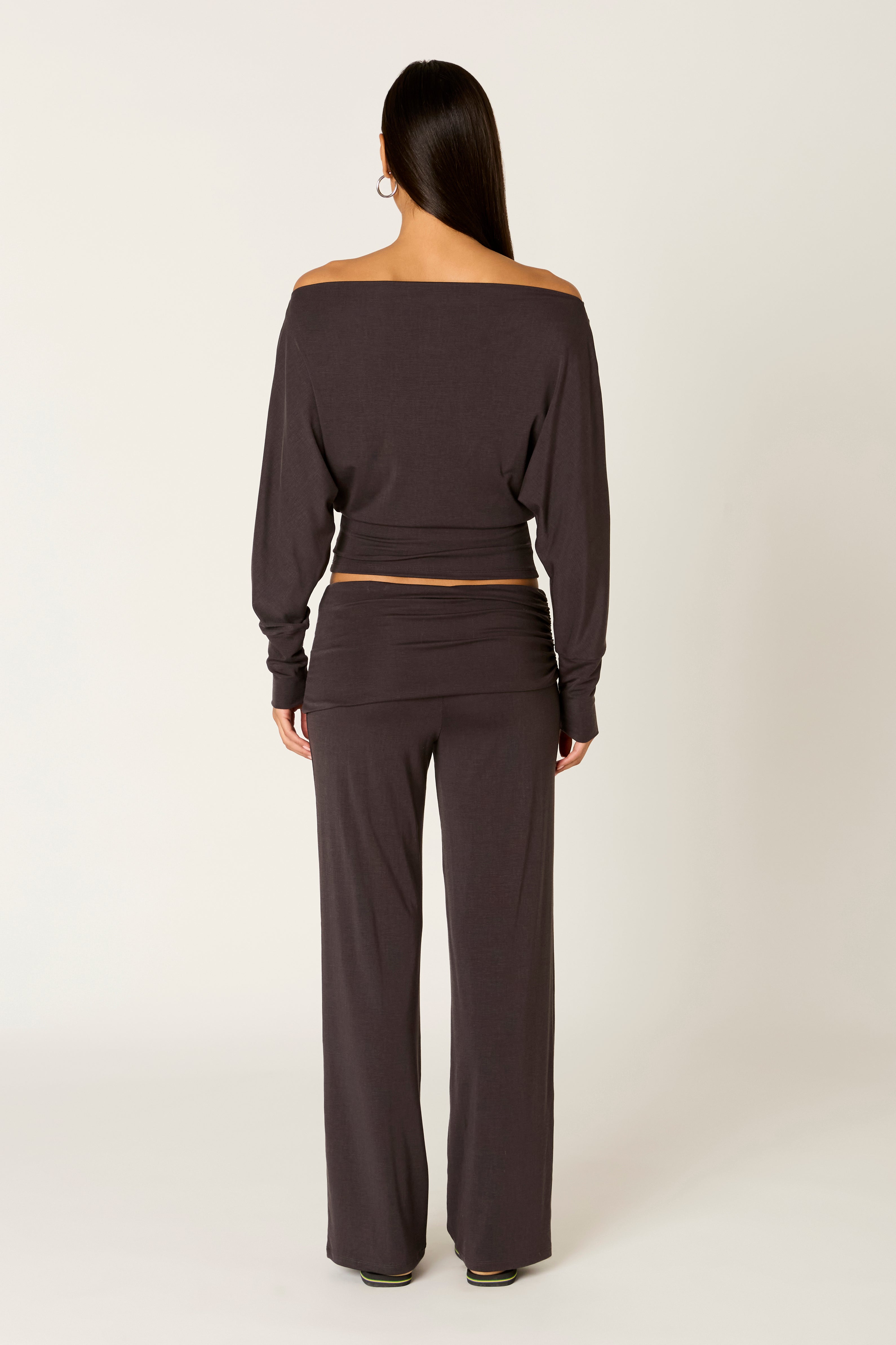 Elisabetta Top in coal back view