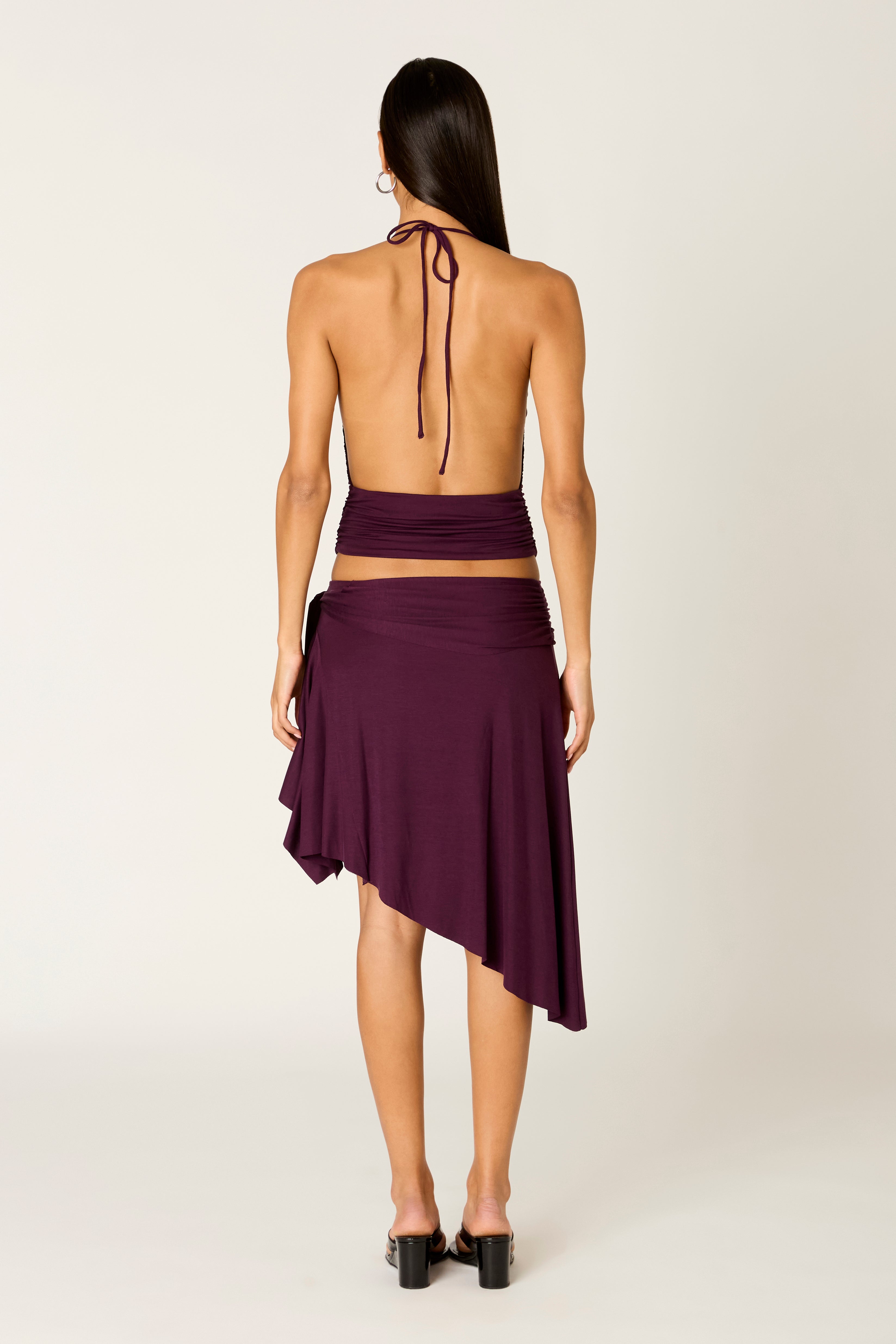 Fabrizio Top in plum back view