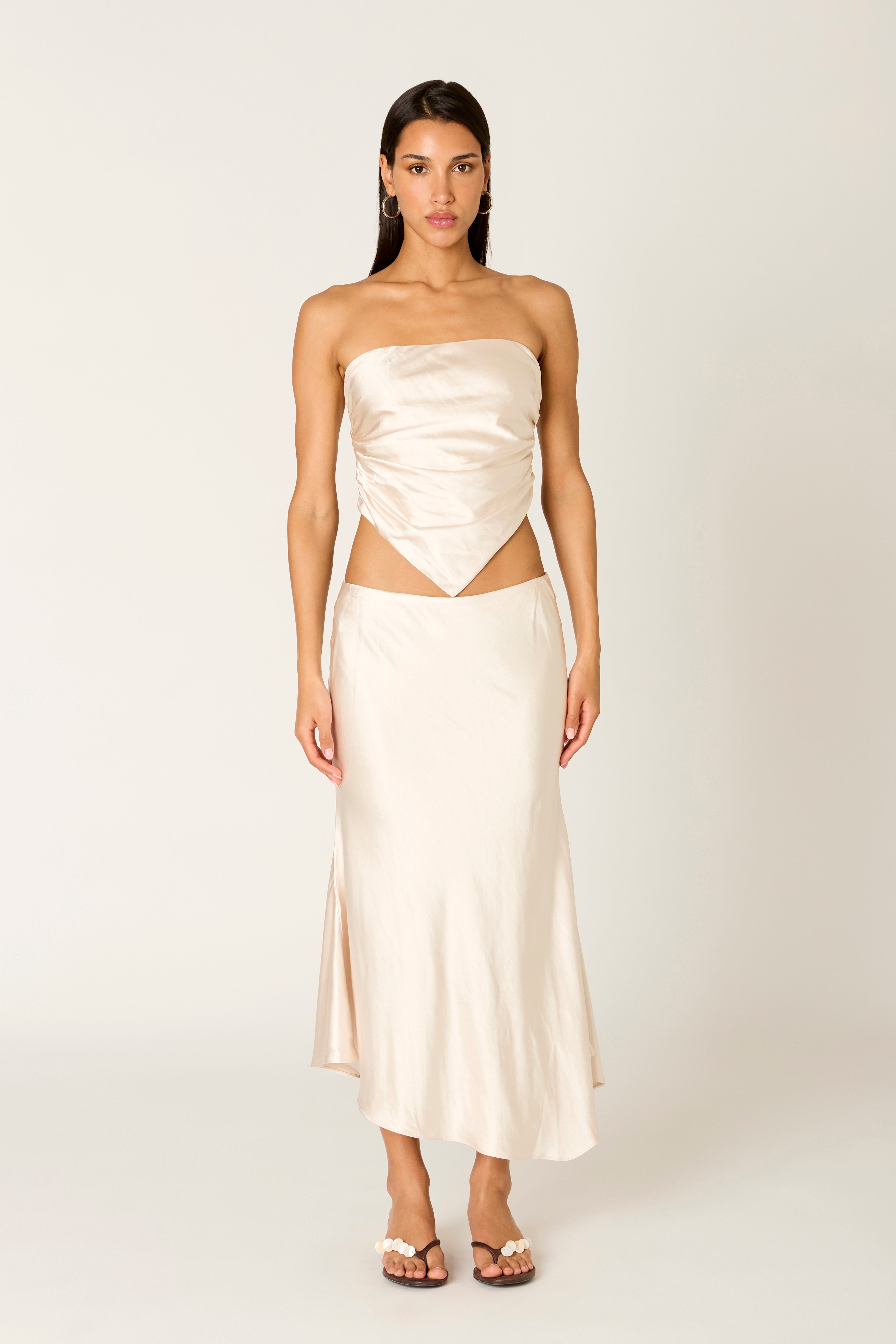 Giacomo Top in ivory front view