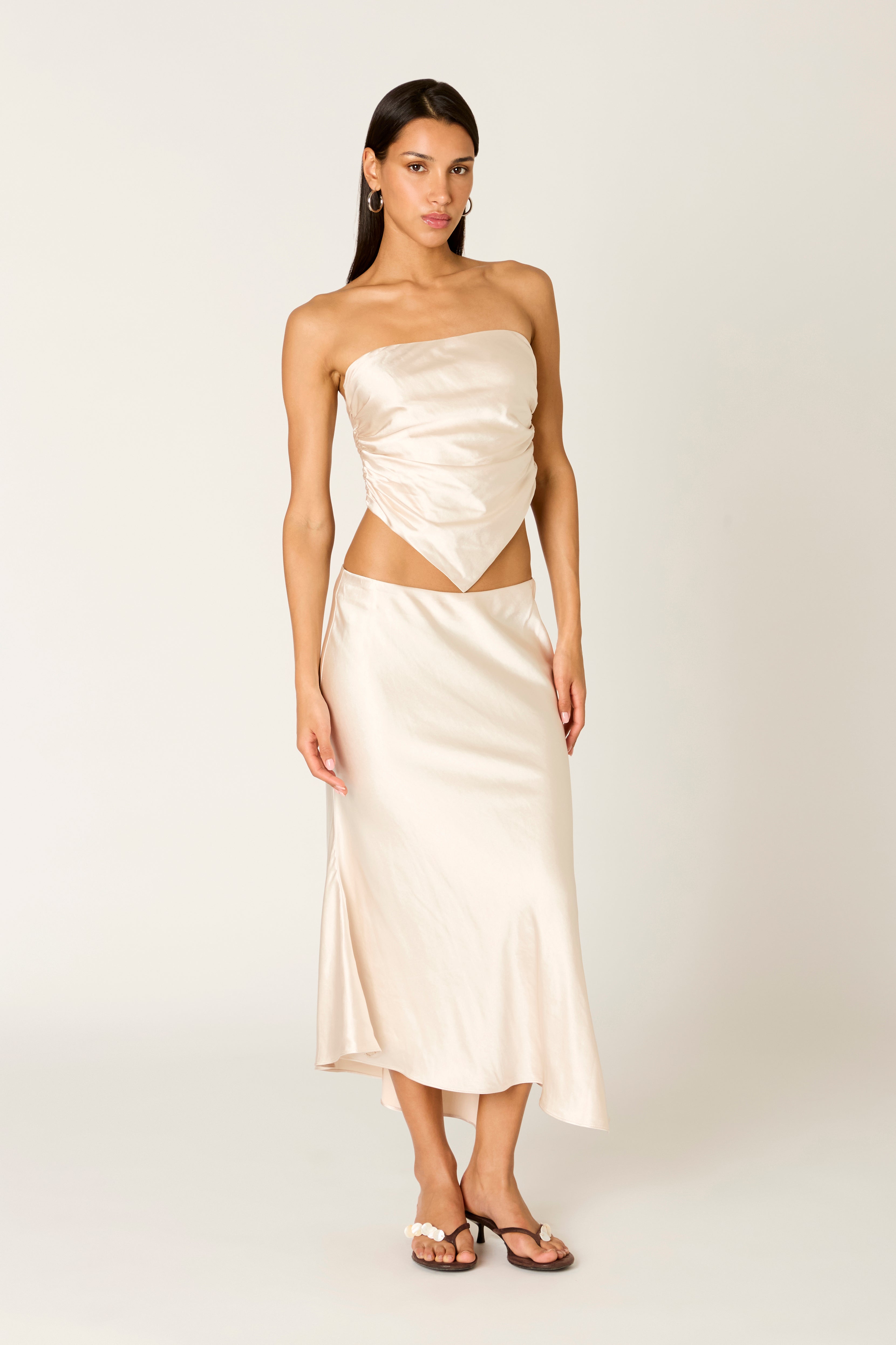 Giacomo Top in ivory front view