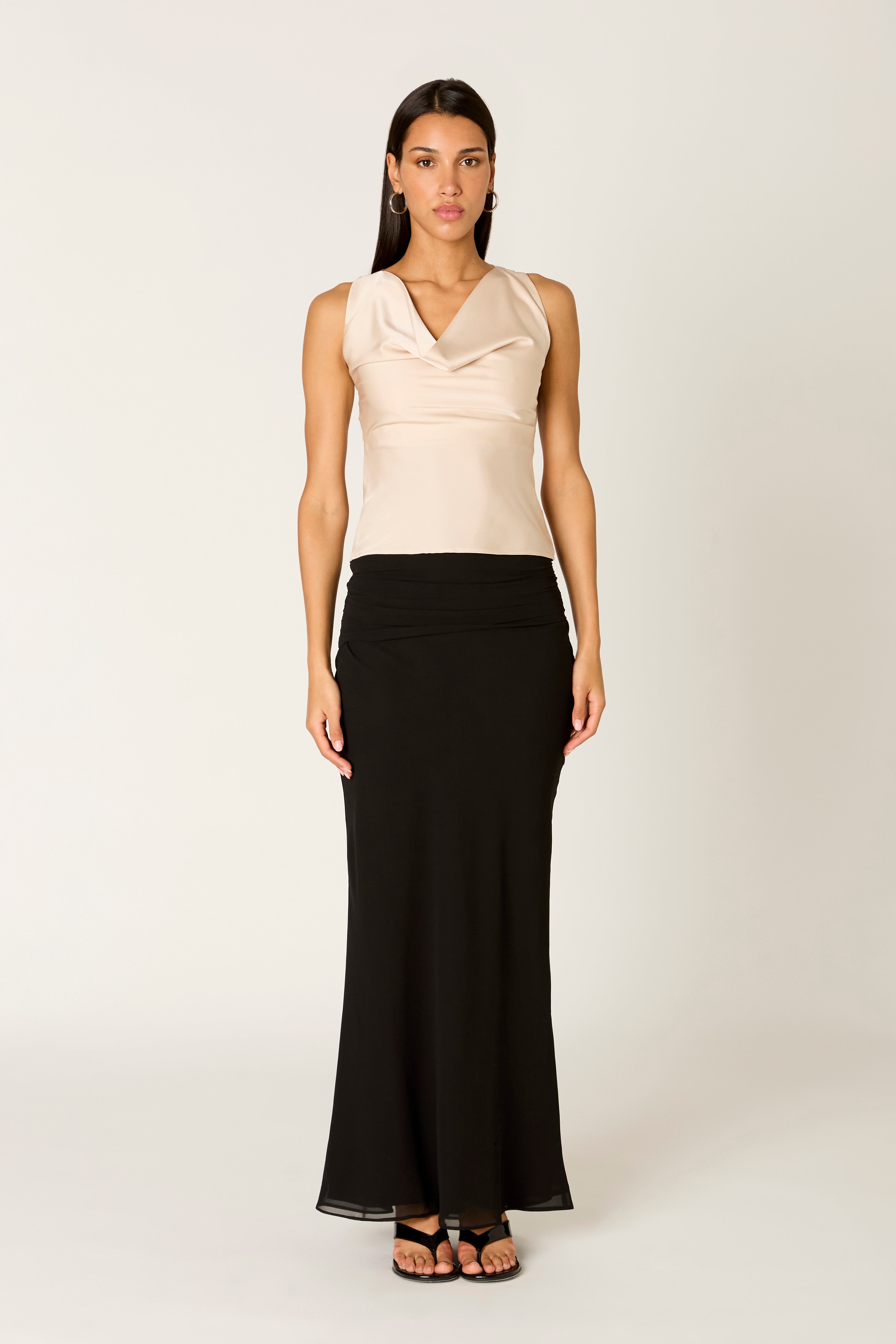 Cosimo Top in ivory front view