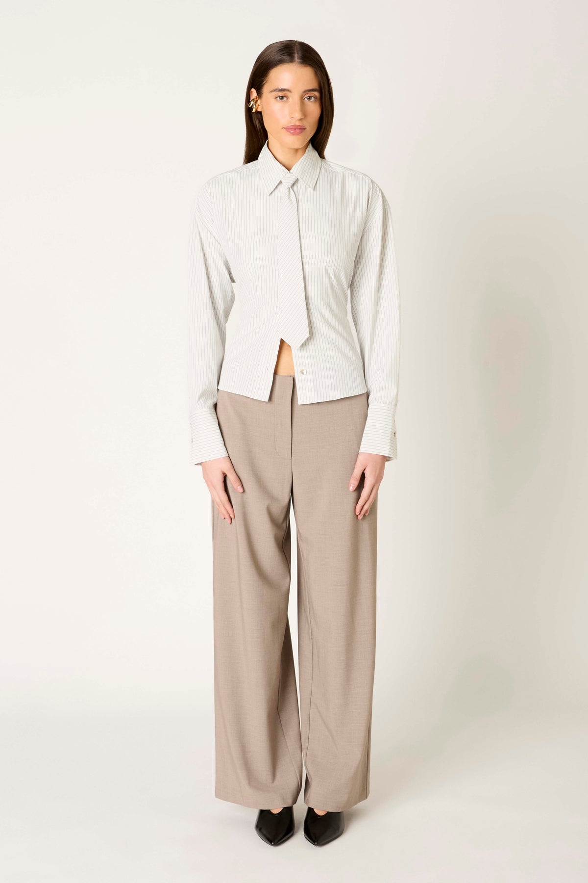 Cordelia Shirt in white front view