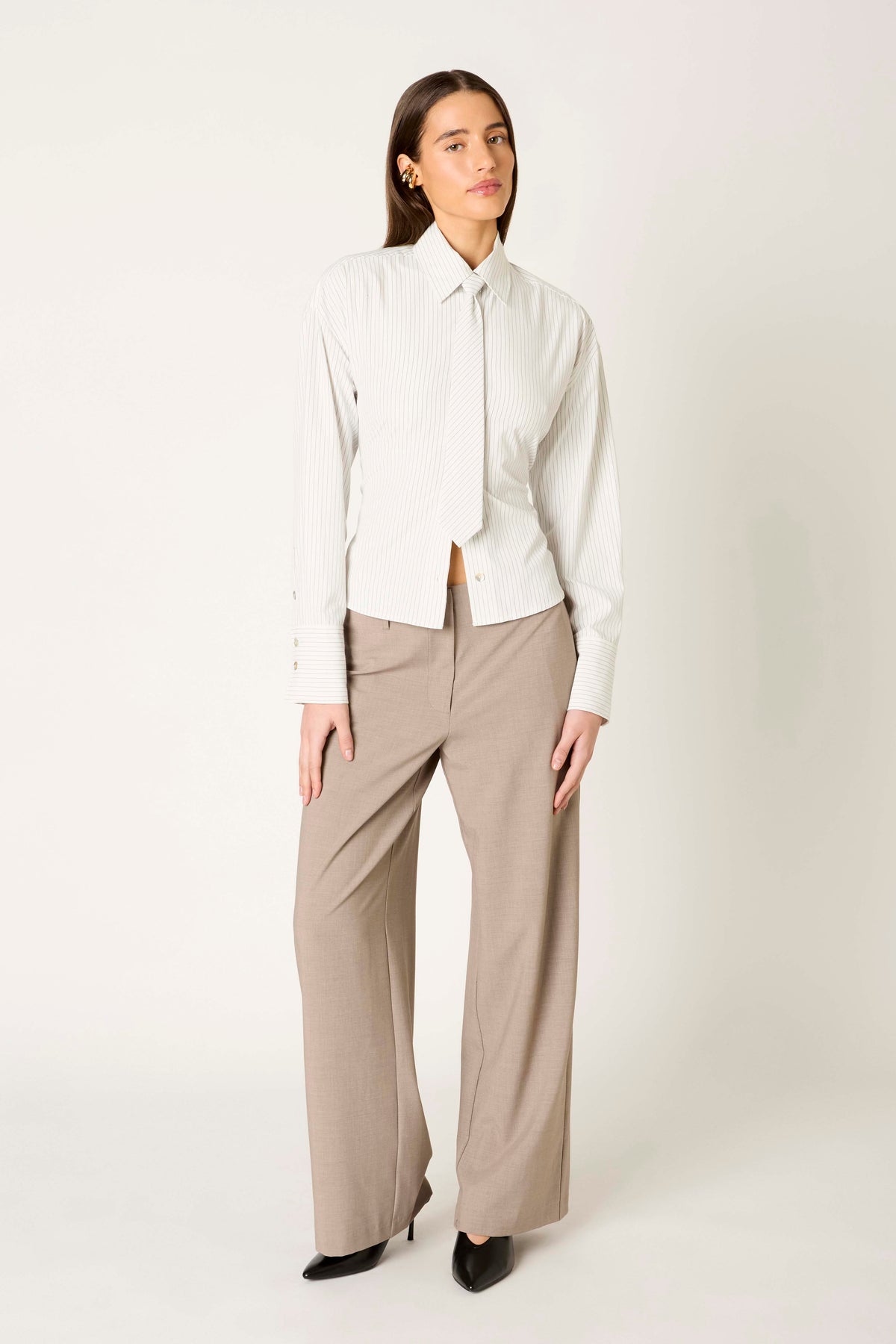 Cordelia Shirt in white front view