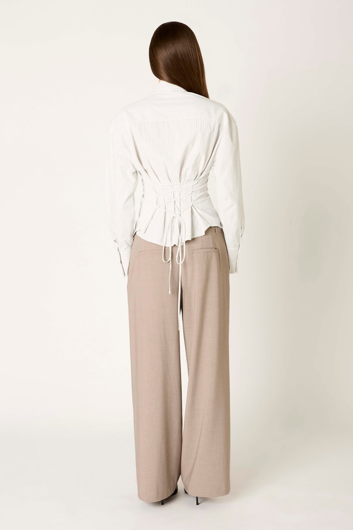 Cordelia Shirt in white back view