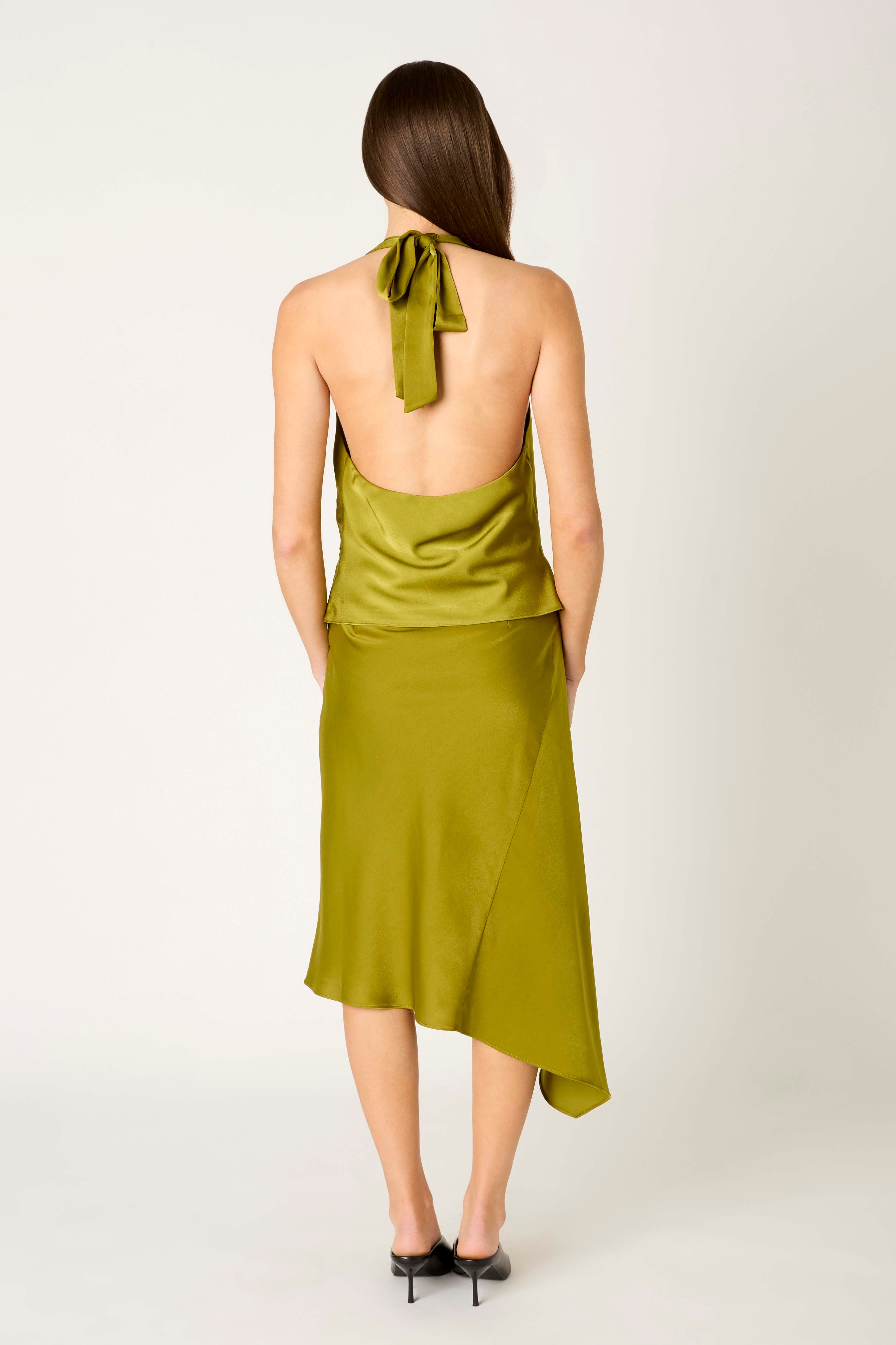 Alondra Top in herb back view