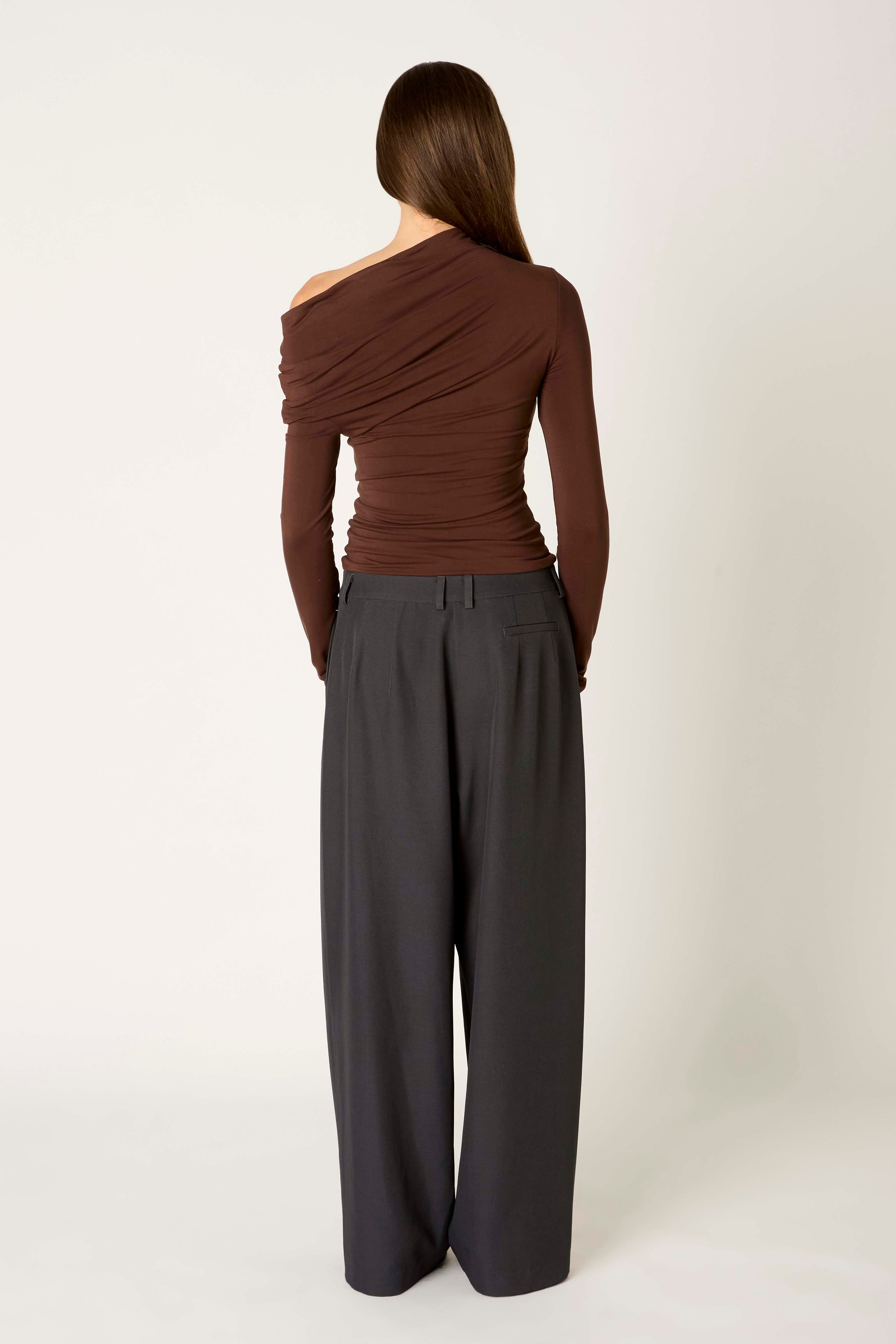 Illyria Top in espresso back view