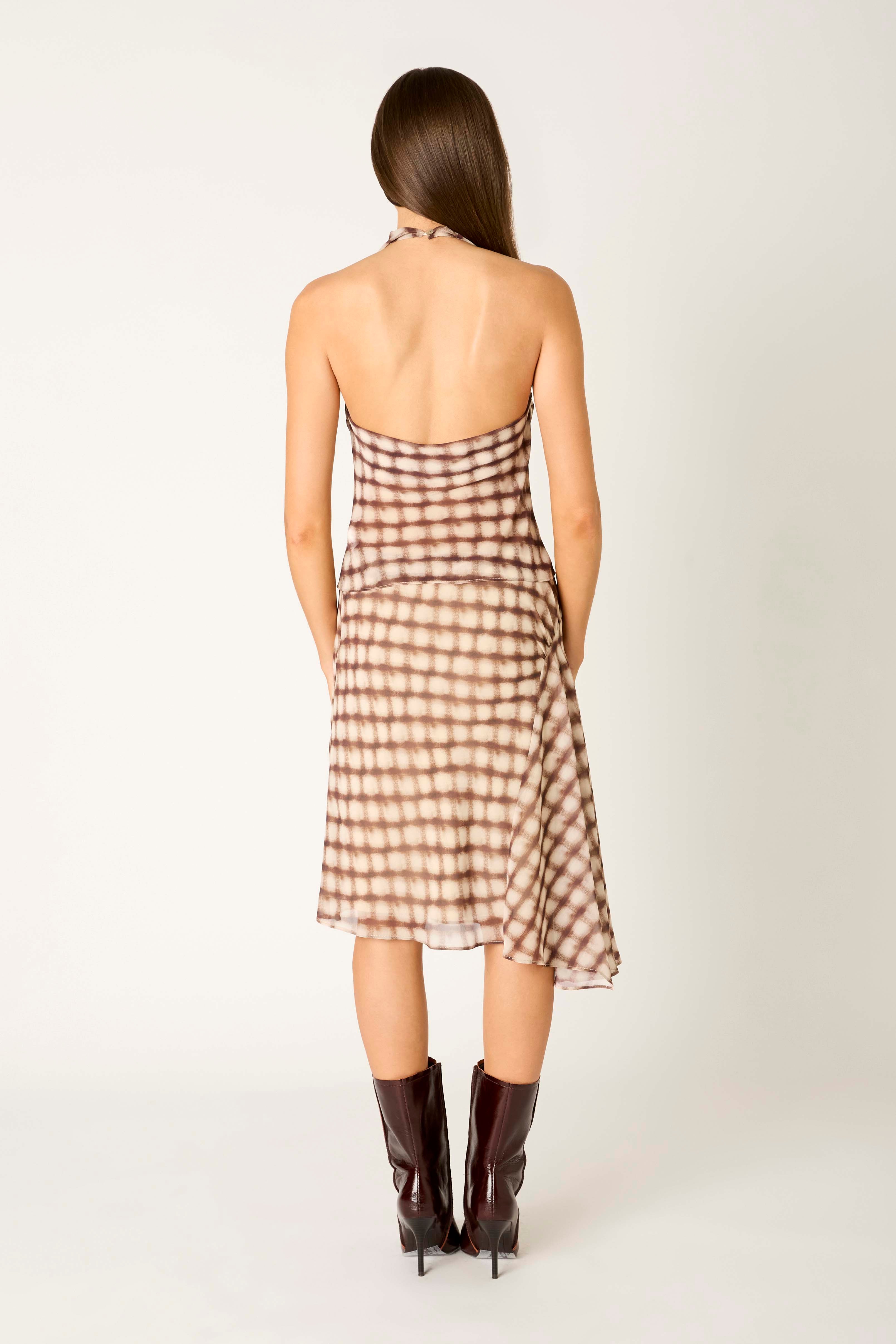 Titania Top in brown back view