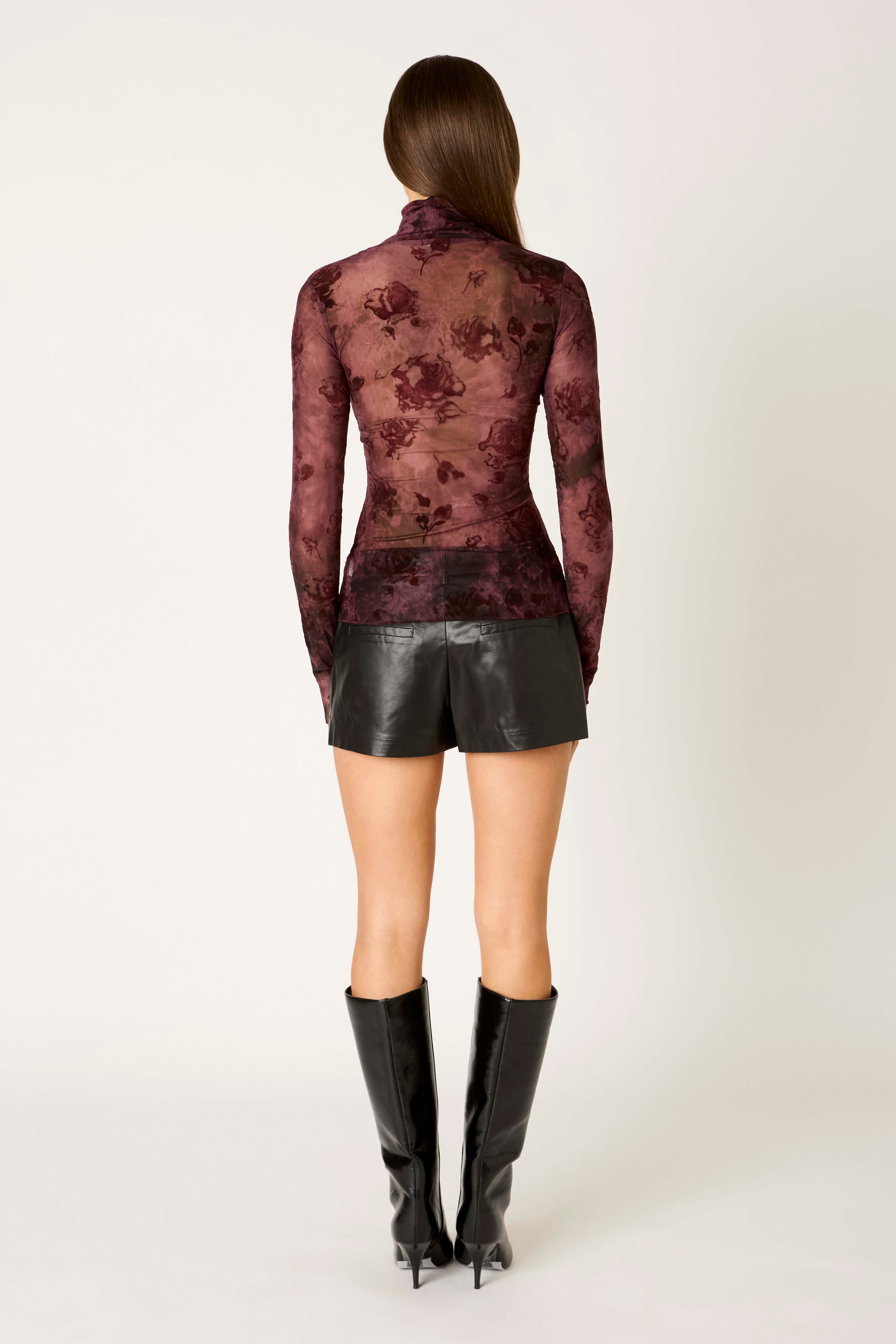 Ophelia Top in berry back view