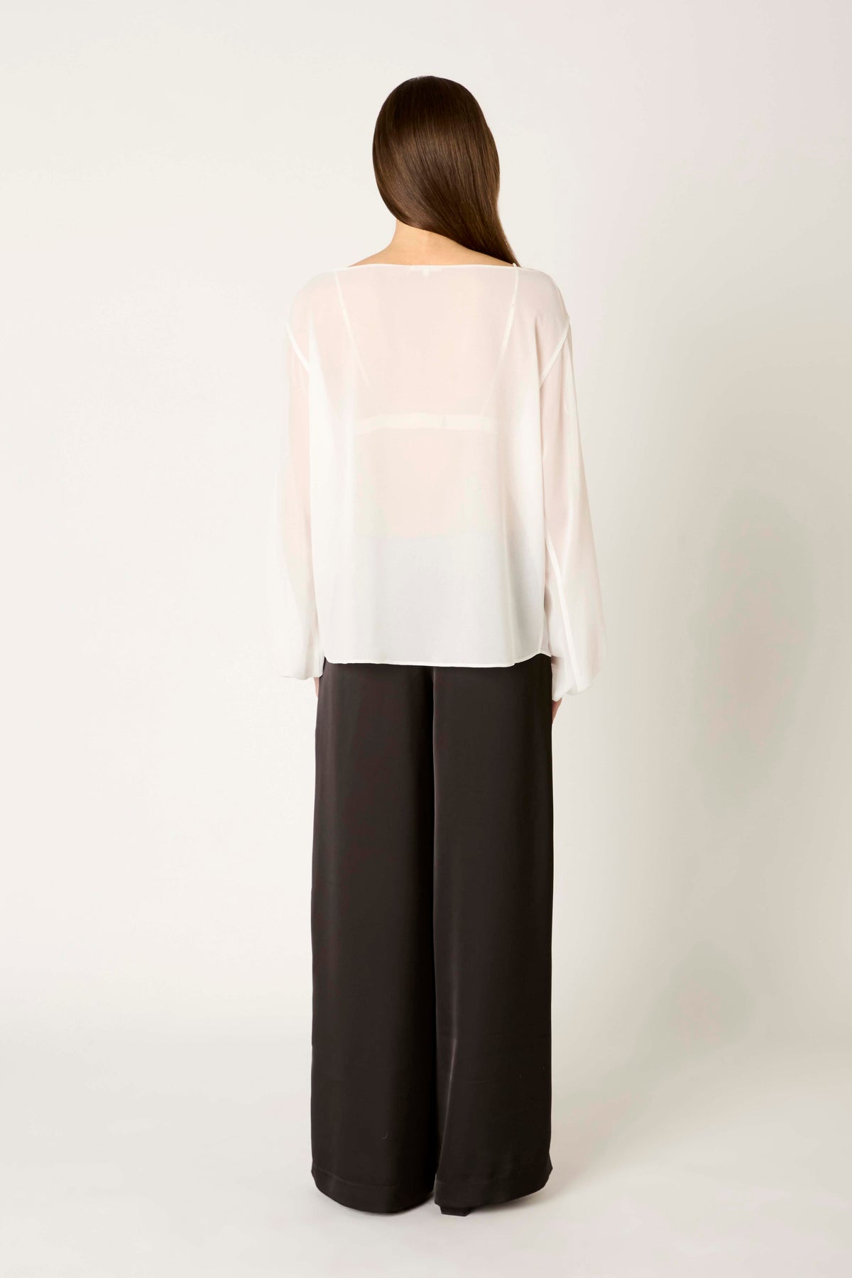 Aldridge Top in ivory back view