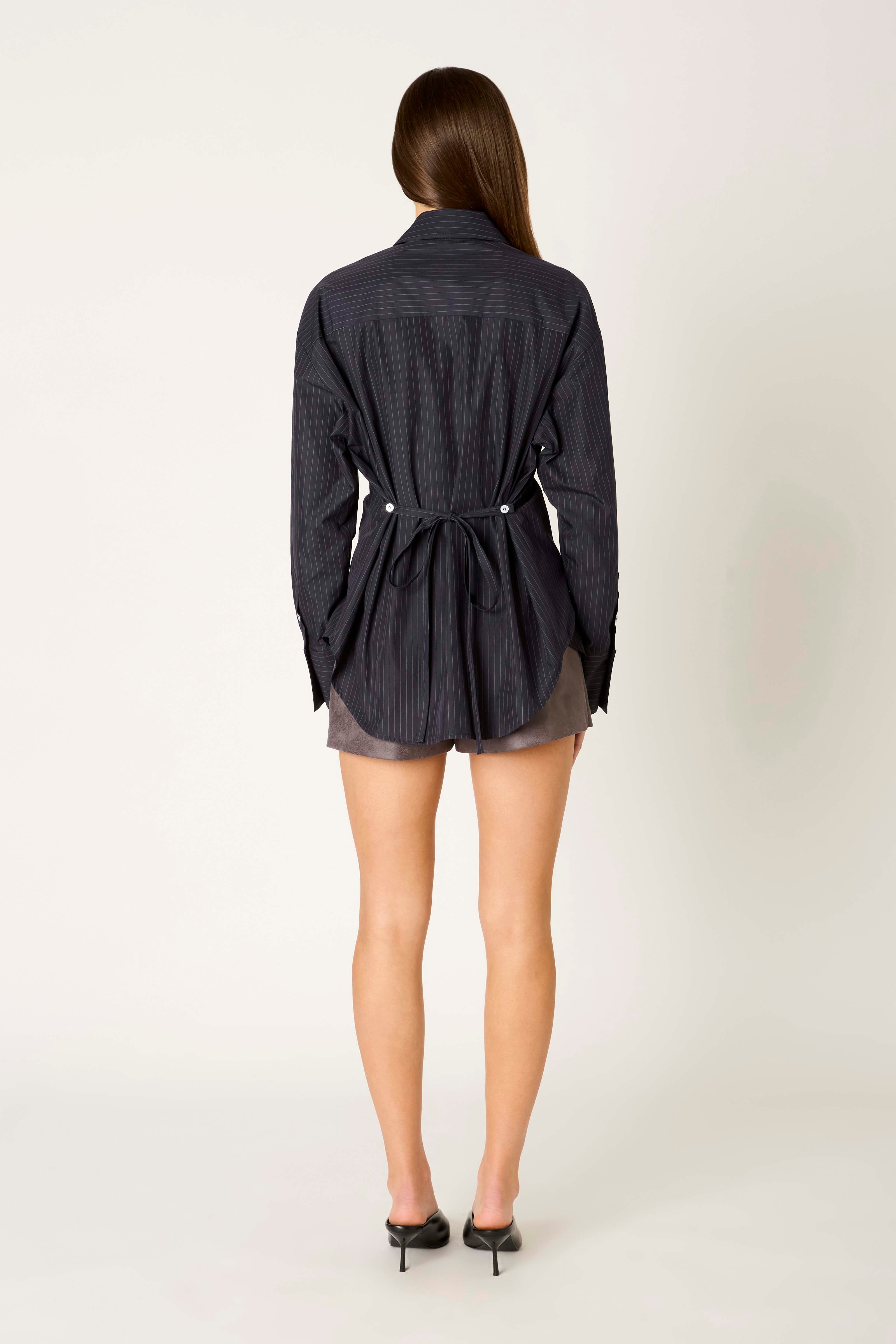 Serrano Shirt in navy back view