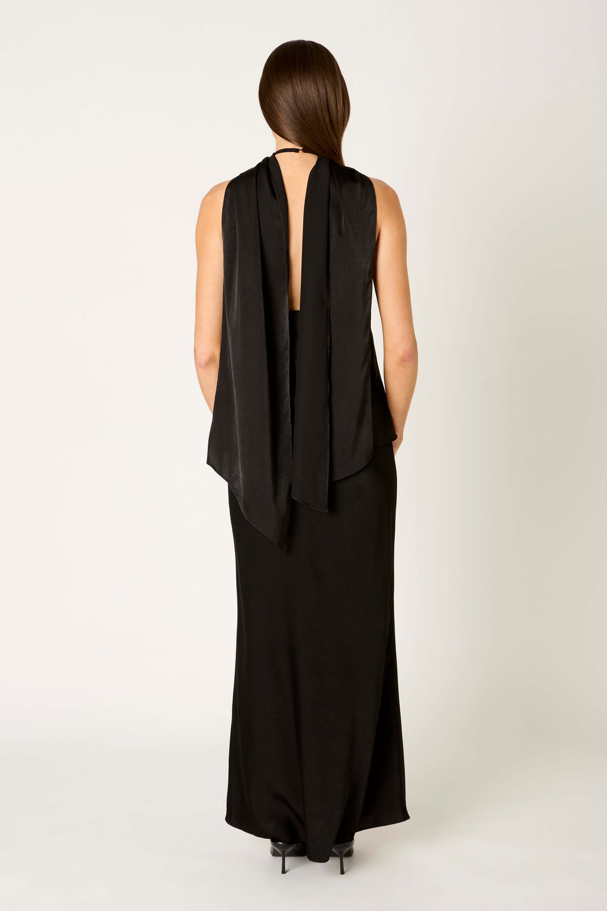 Elinor Top in black back view