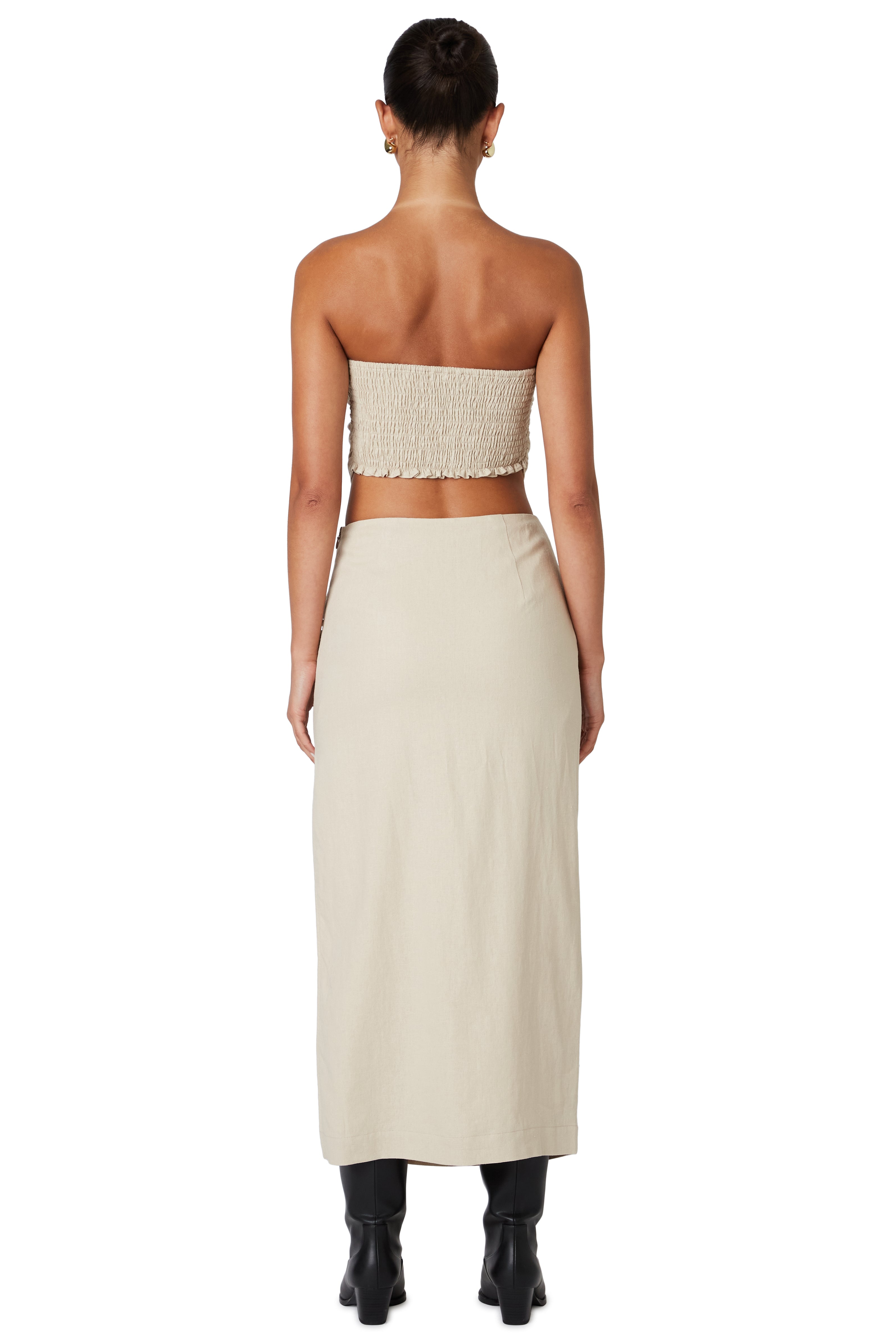 Linen set in hemp back