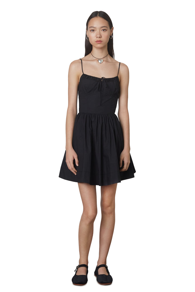 Amalfi dress in black front 2