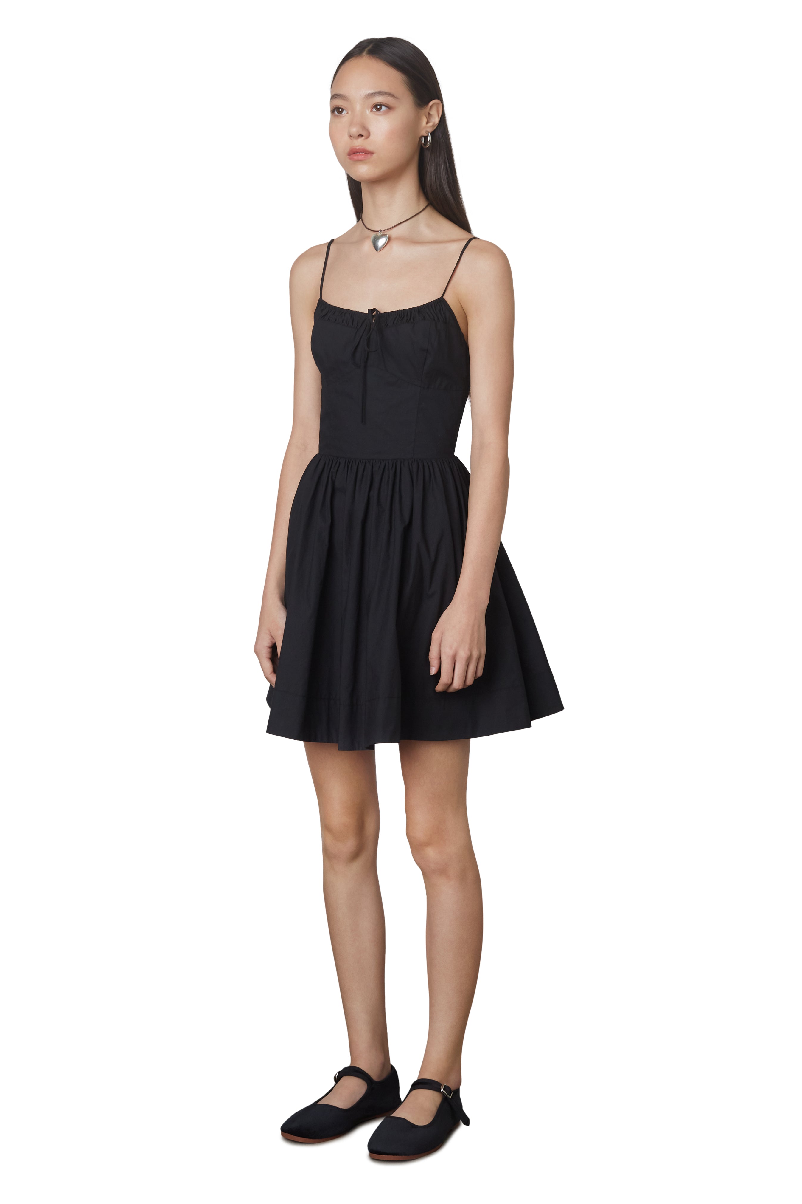 Amalfi dress in black side 