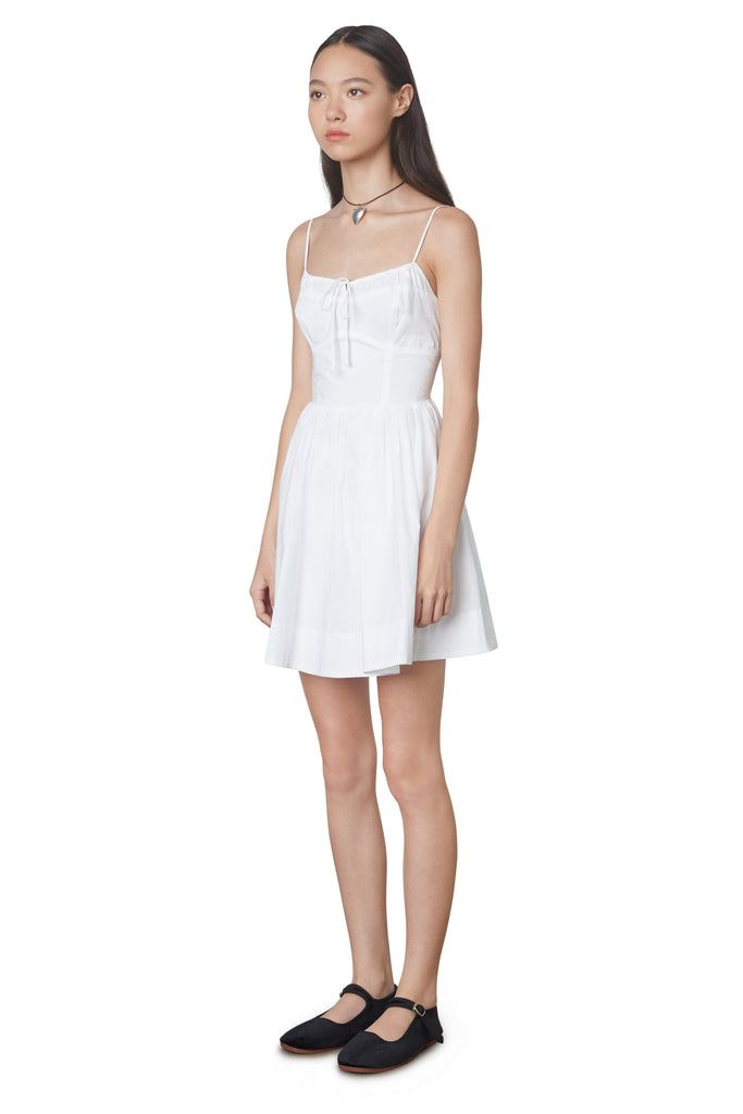 Amalfi dress in white side
