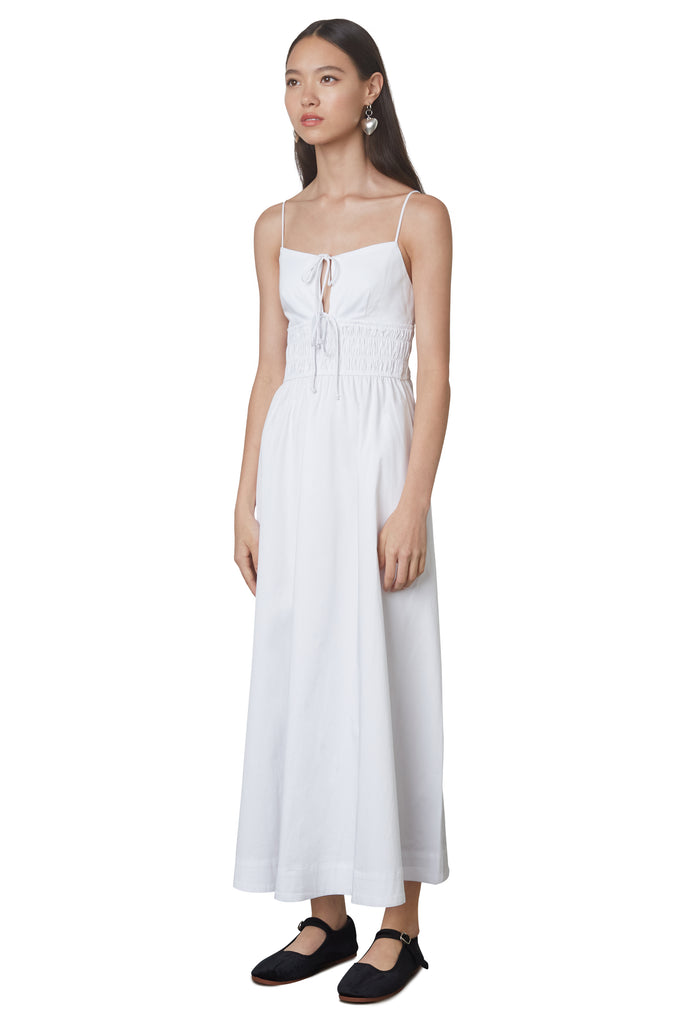 Thalia dress in white side 