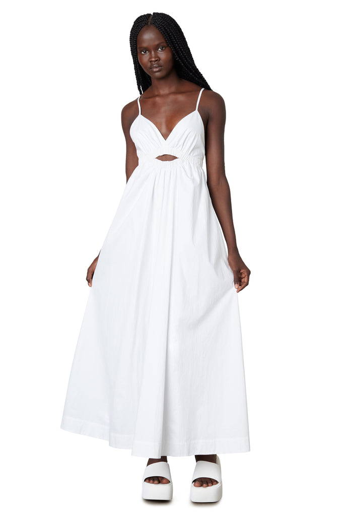 Chiara dress in white front 