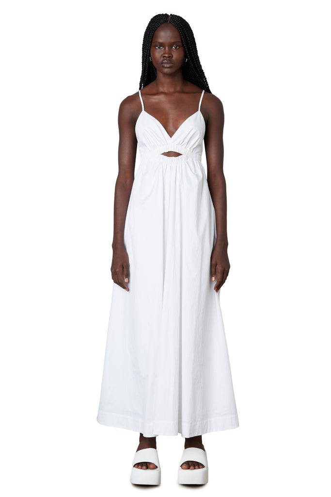 Chiara dress in white front 2