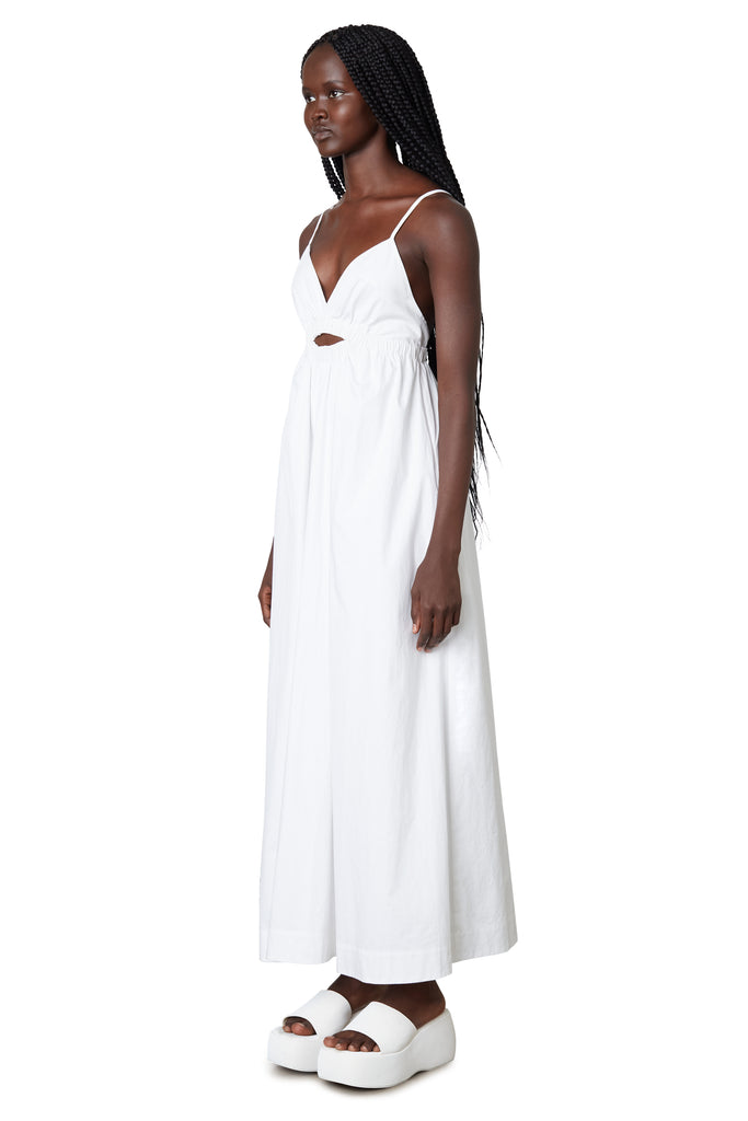 Chiara dress in white side