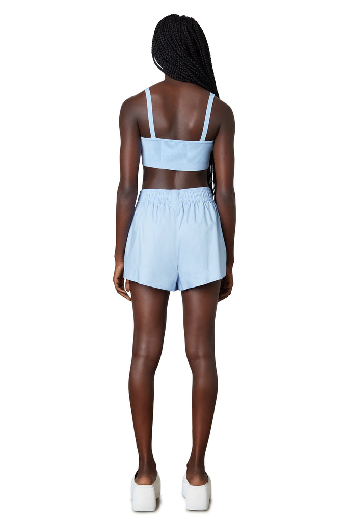 Boxer short in chambray back