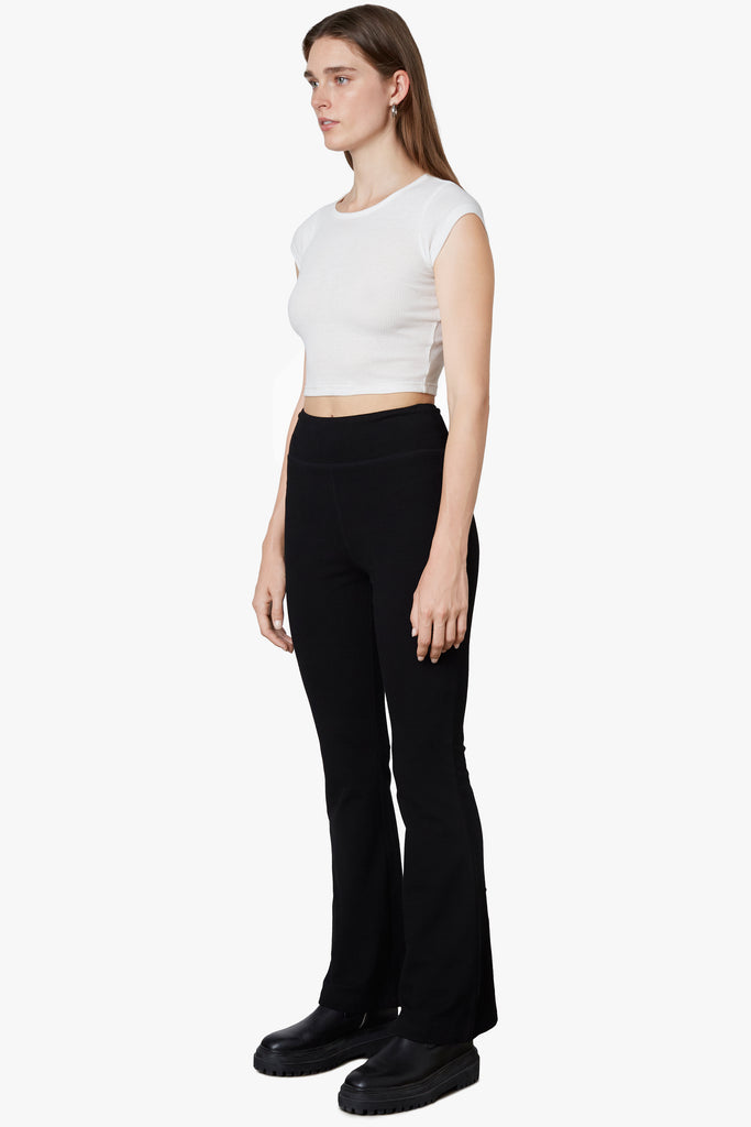 Simone Flare Pant in Black side 