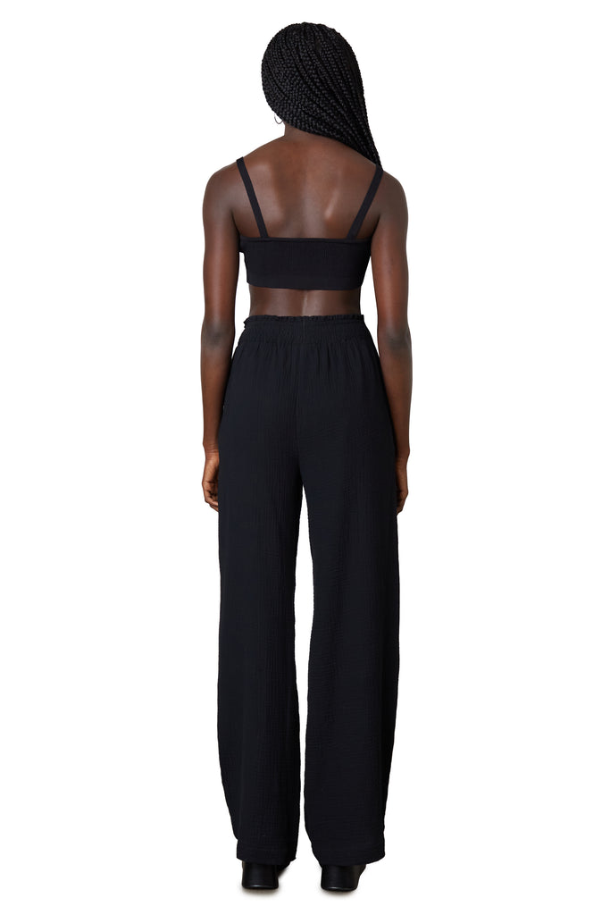 Mallorca Pant in black back view