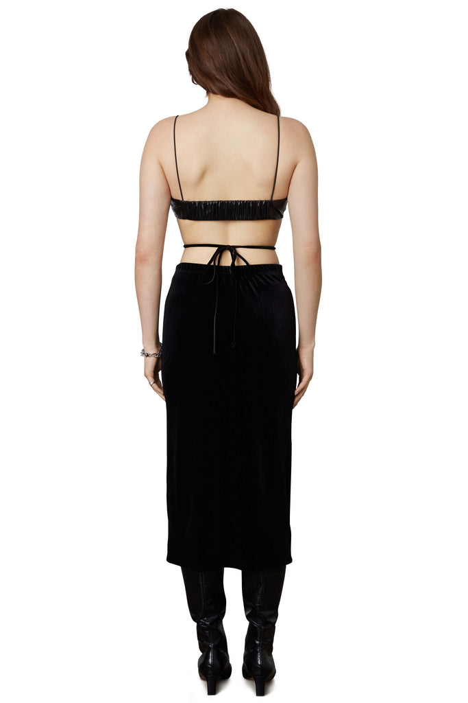 robertson skirt in black back view