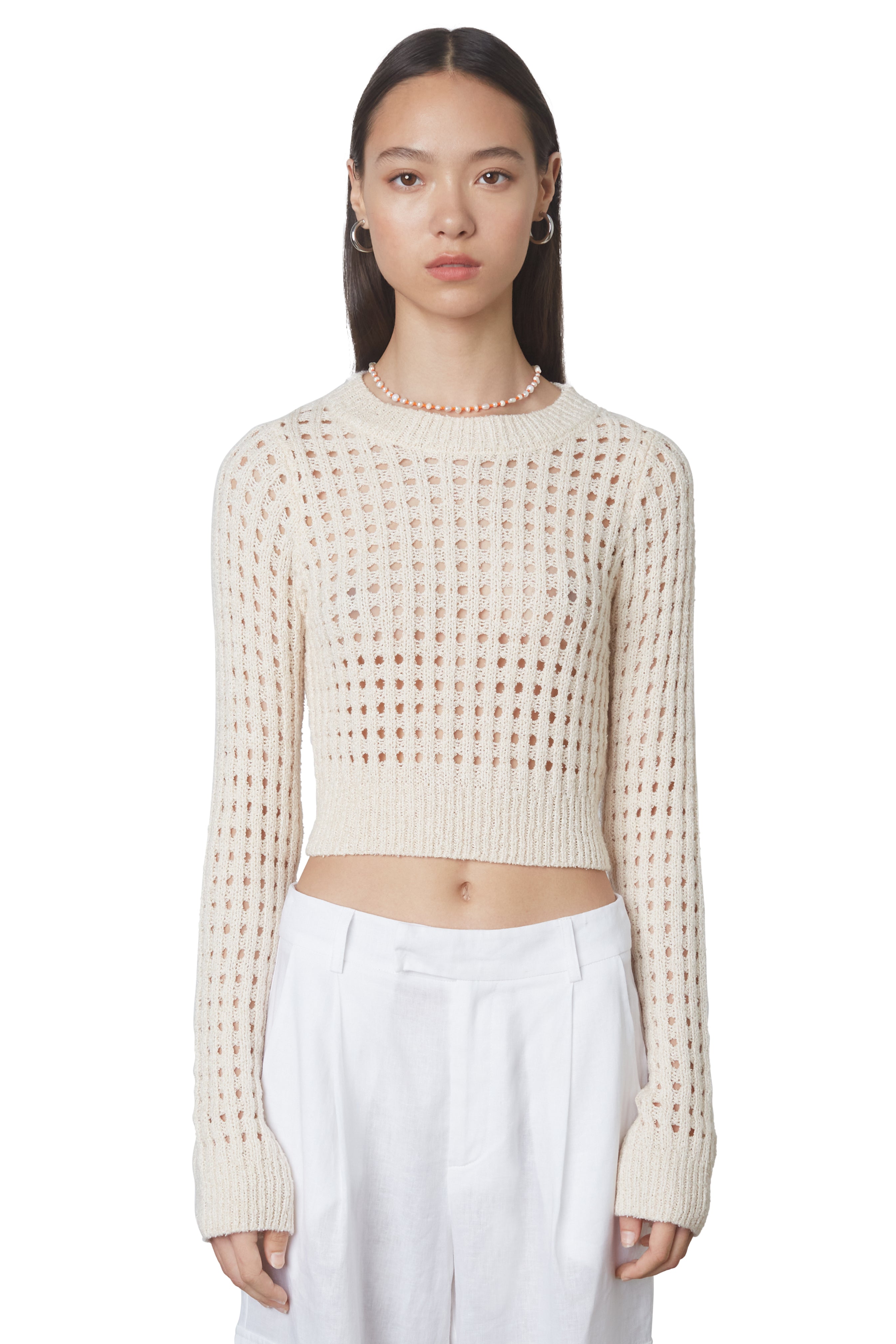 Charles sweater in natural front 2