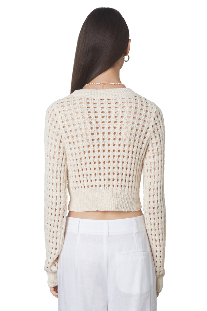 Charles sweater in natural back 